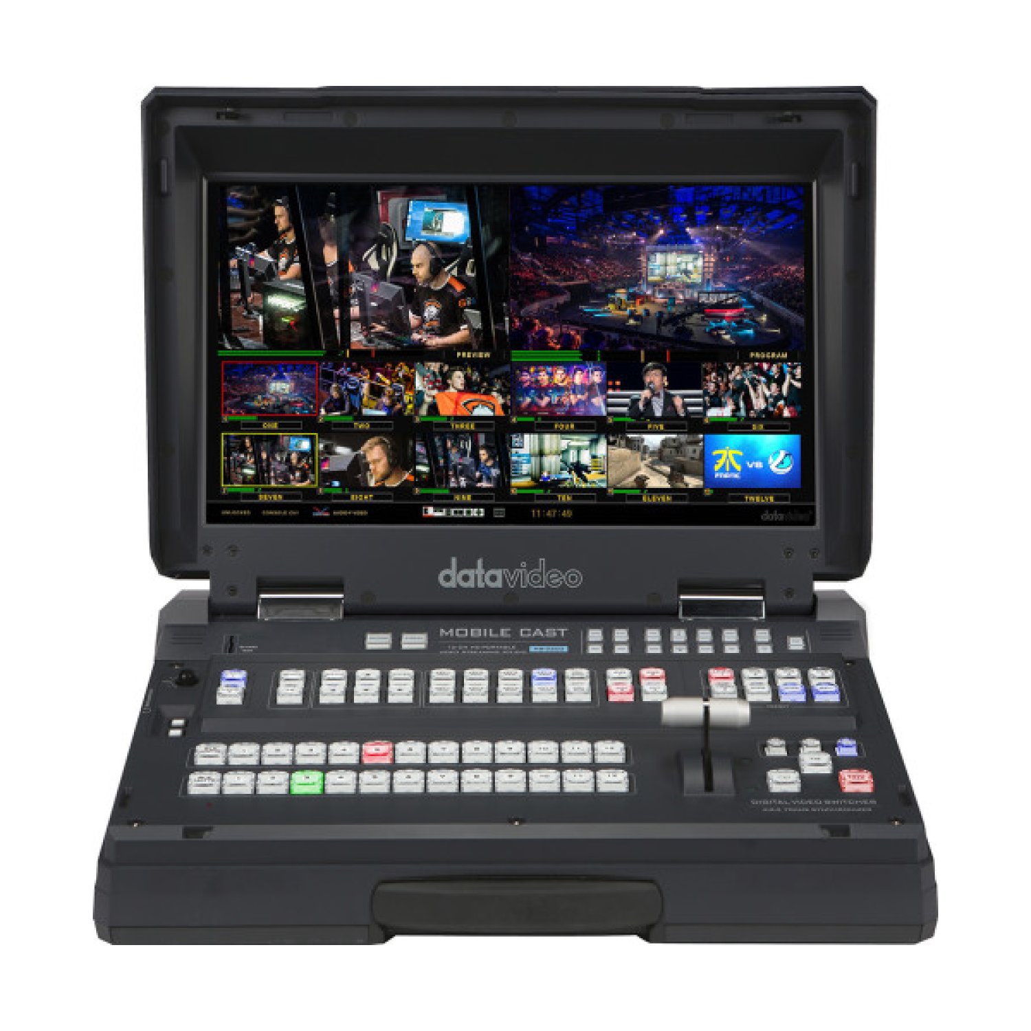DataVideo HS-3200 · Mezclador de Vídeo Profesional · Negro