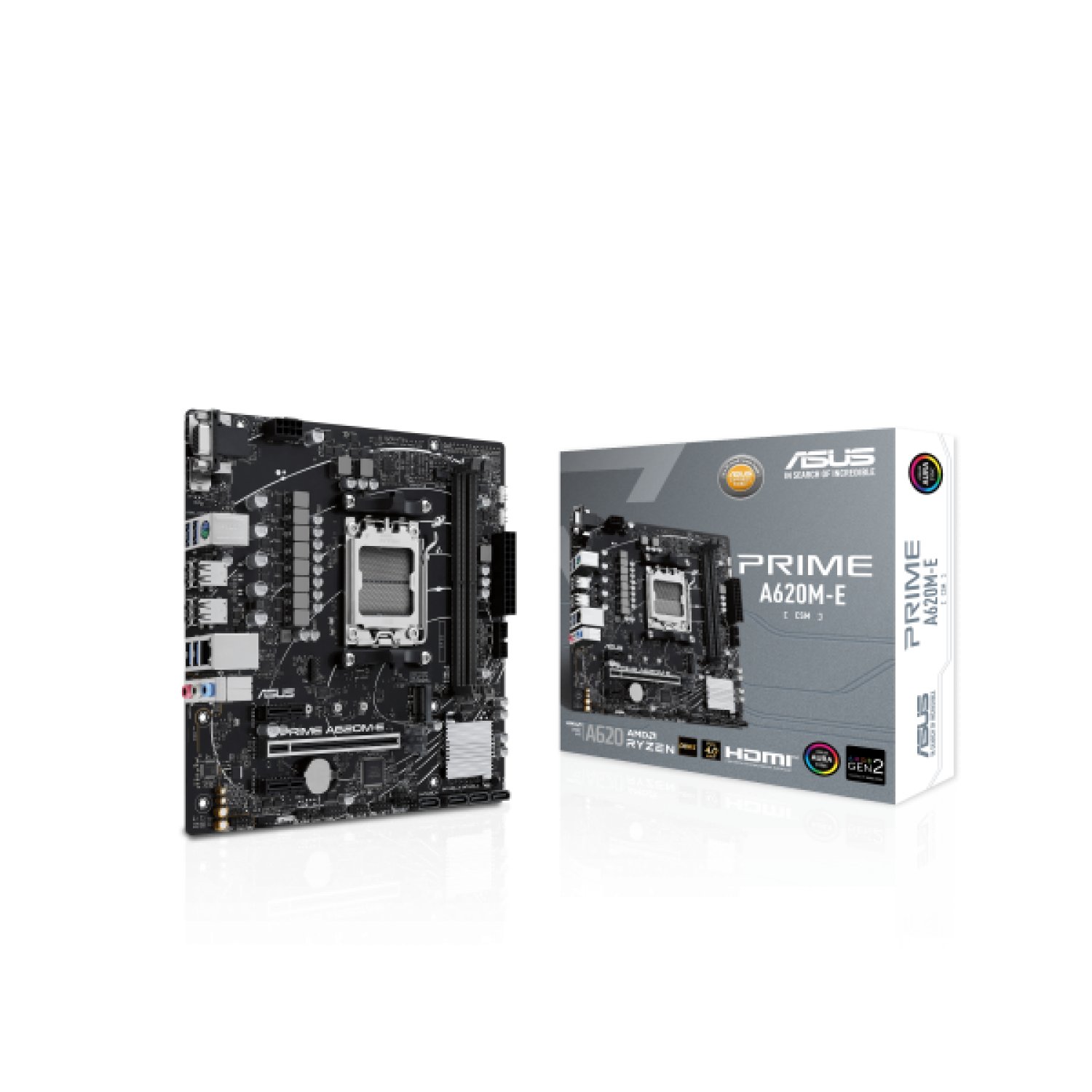 ASUS Prime A620M-E · AMD AM5 · Micro ATX · Socket AM5
