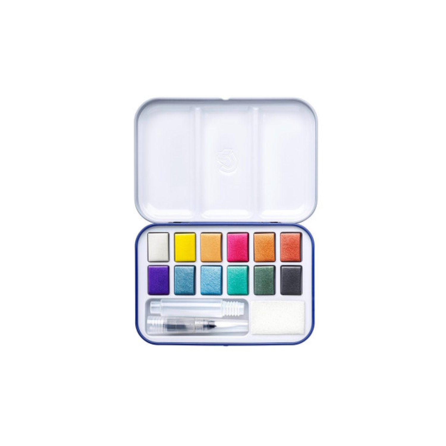 Staedtler Acuarelas · Estuche Metálico · 12 Colores Metalizados · 888M
