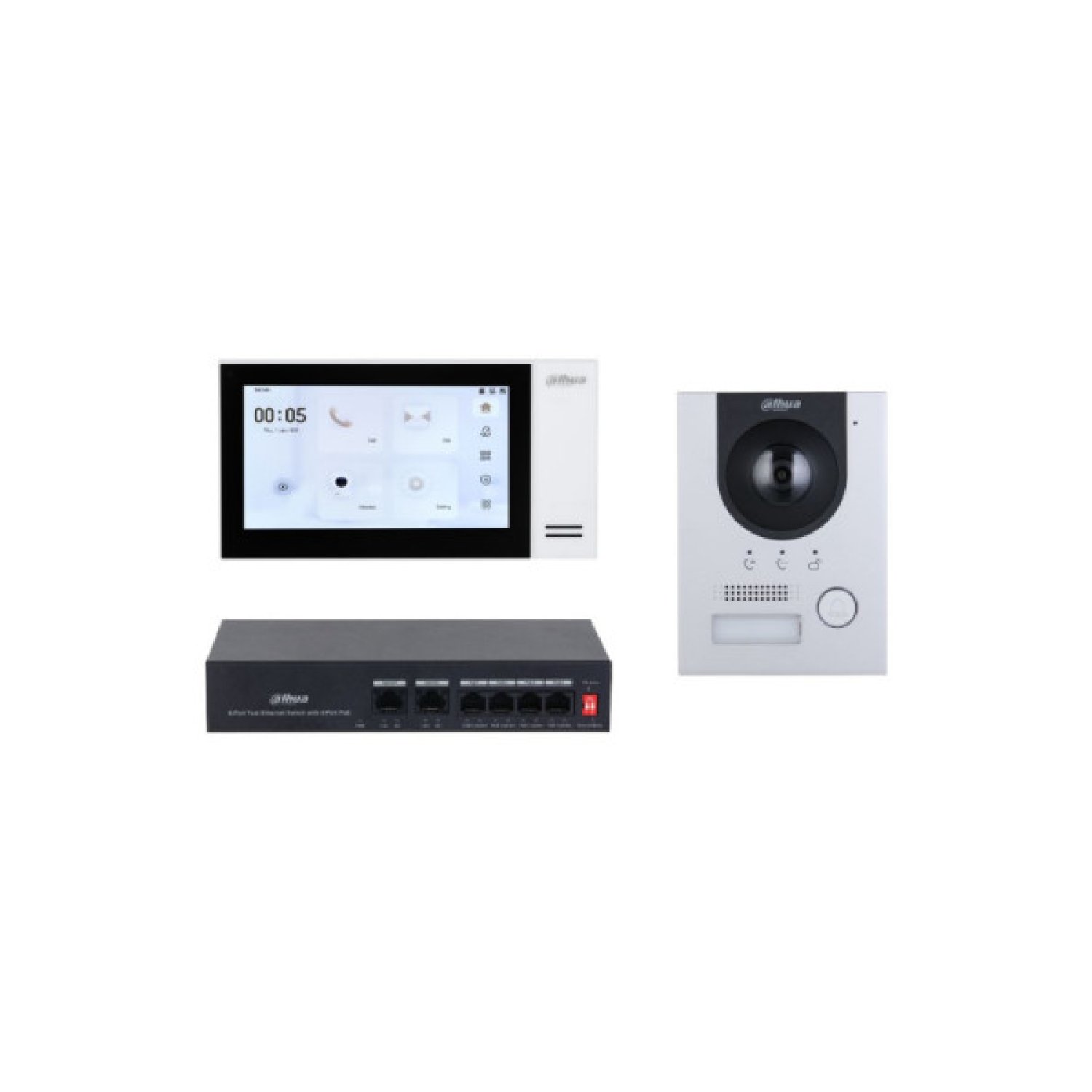 Dahua · Kit Videoportero IP · Monitor 7" · WiFi · PoE