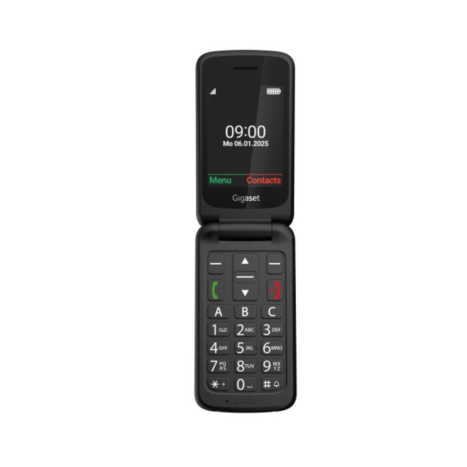 Gigaset GL595 · Teléfono para mayores · 2,8" · 114g · Negro