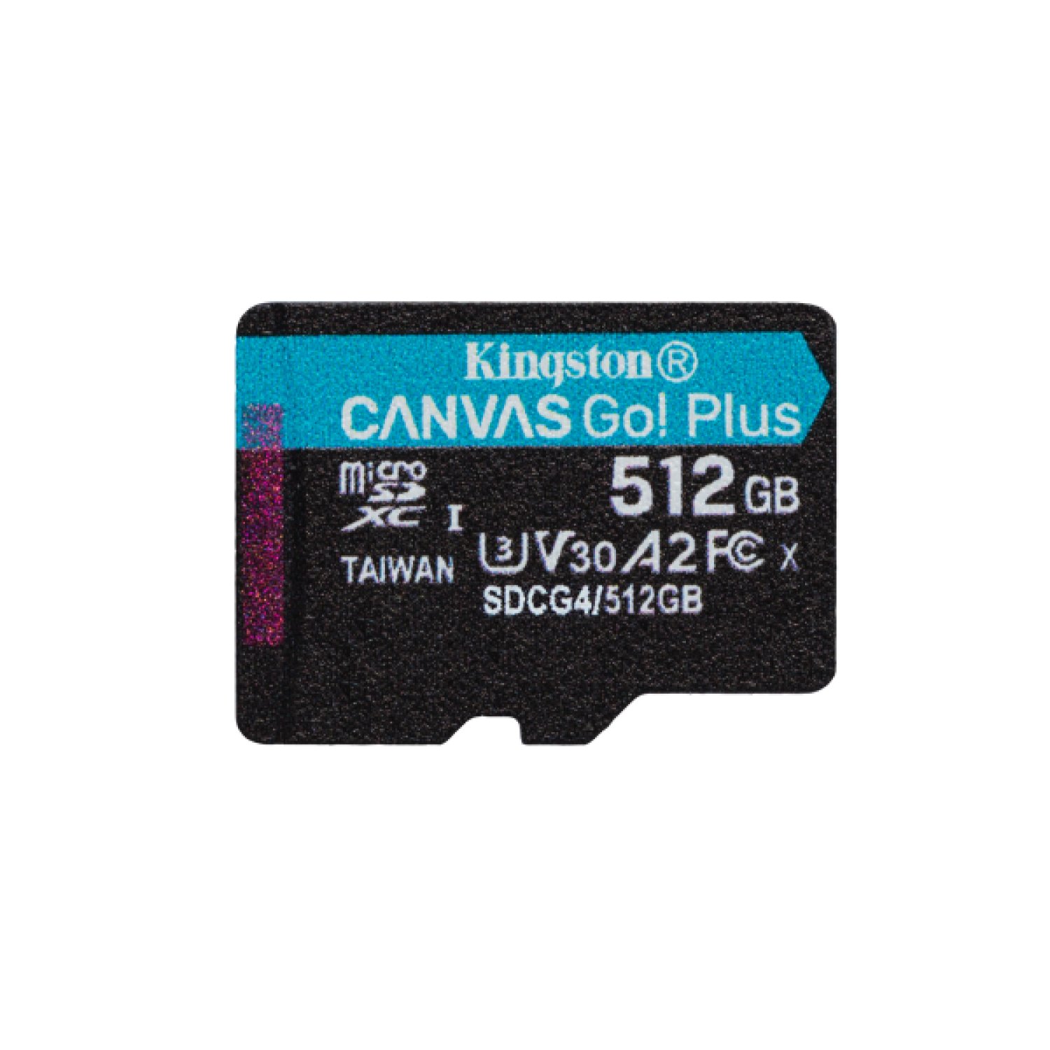 Kingston Canvas Go Plus Gen4 · 512GB microSDXC · 200MB/s · A2 U3