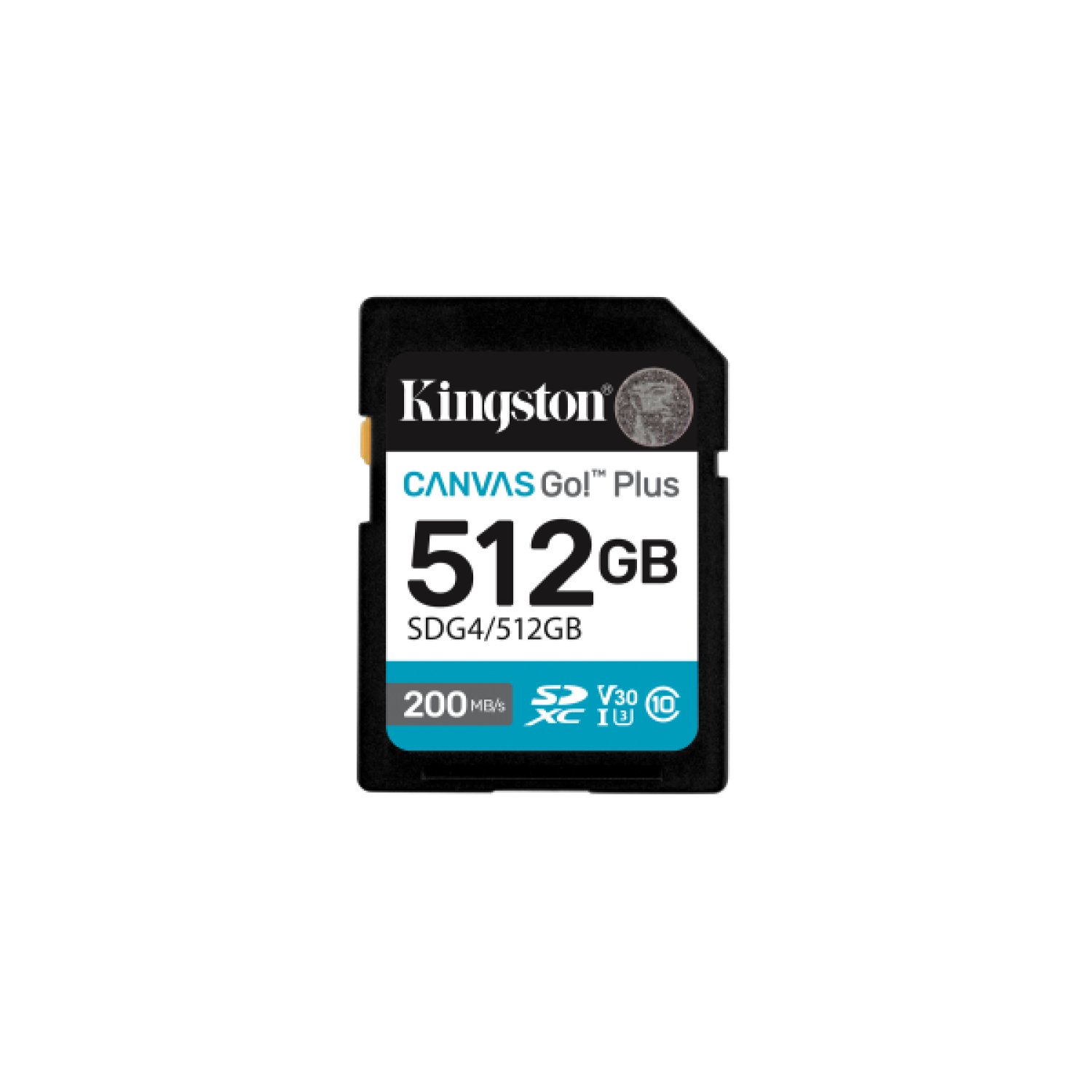 Kingston Canvas Go Plus Gen4 · 512GB · SDXC · 200MB/s · UHS-I U3 V30