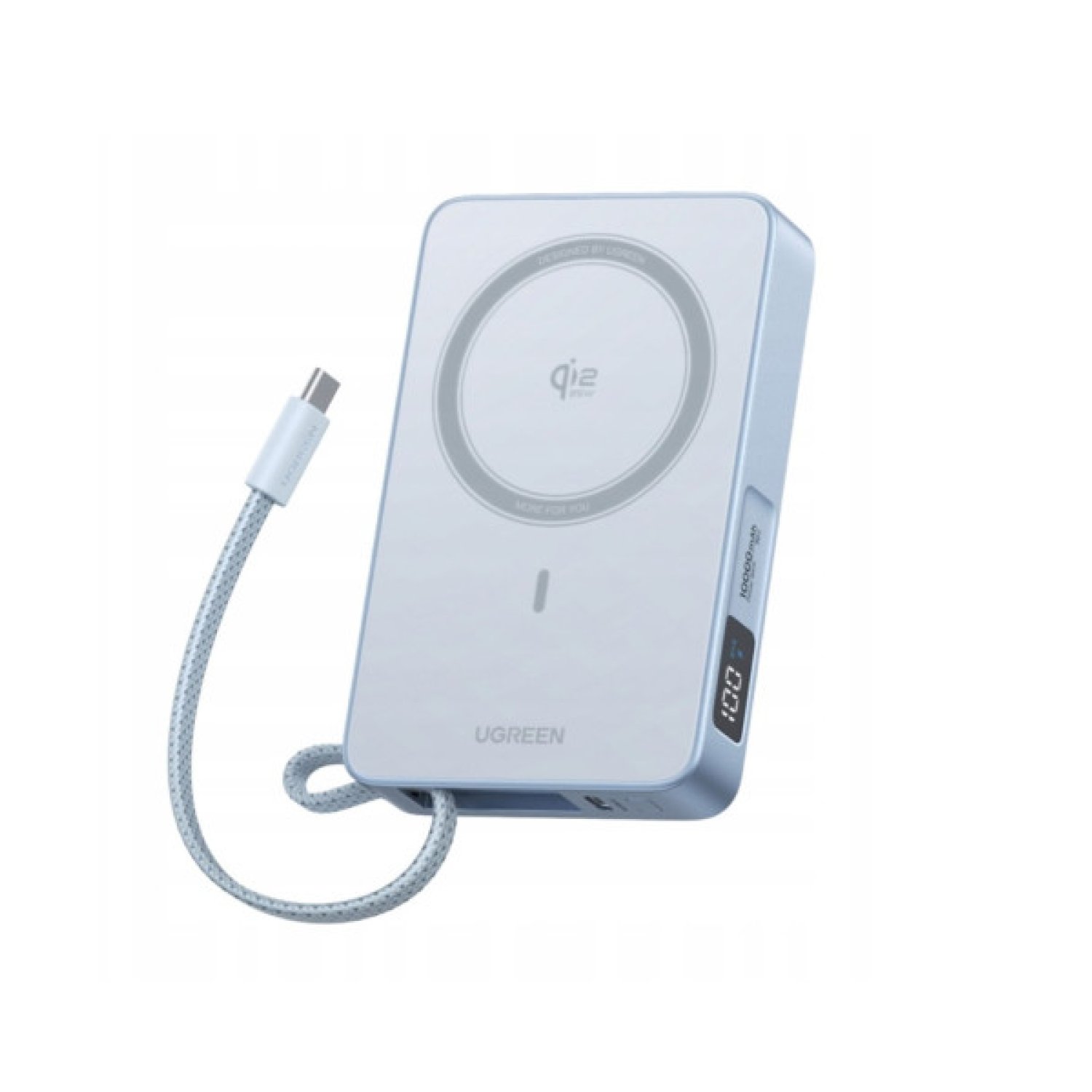 Ugreen · Power Bank 10000mAh · Carga Inalámbrica Qi 25W · Magnético