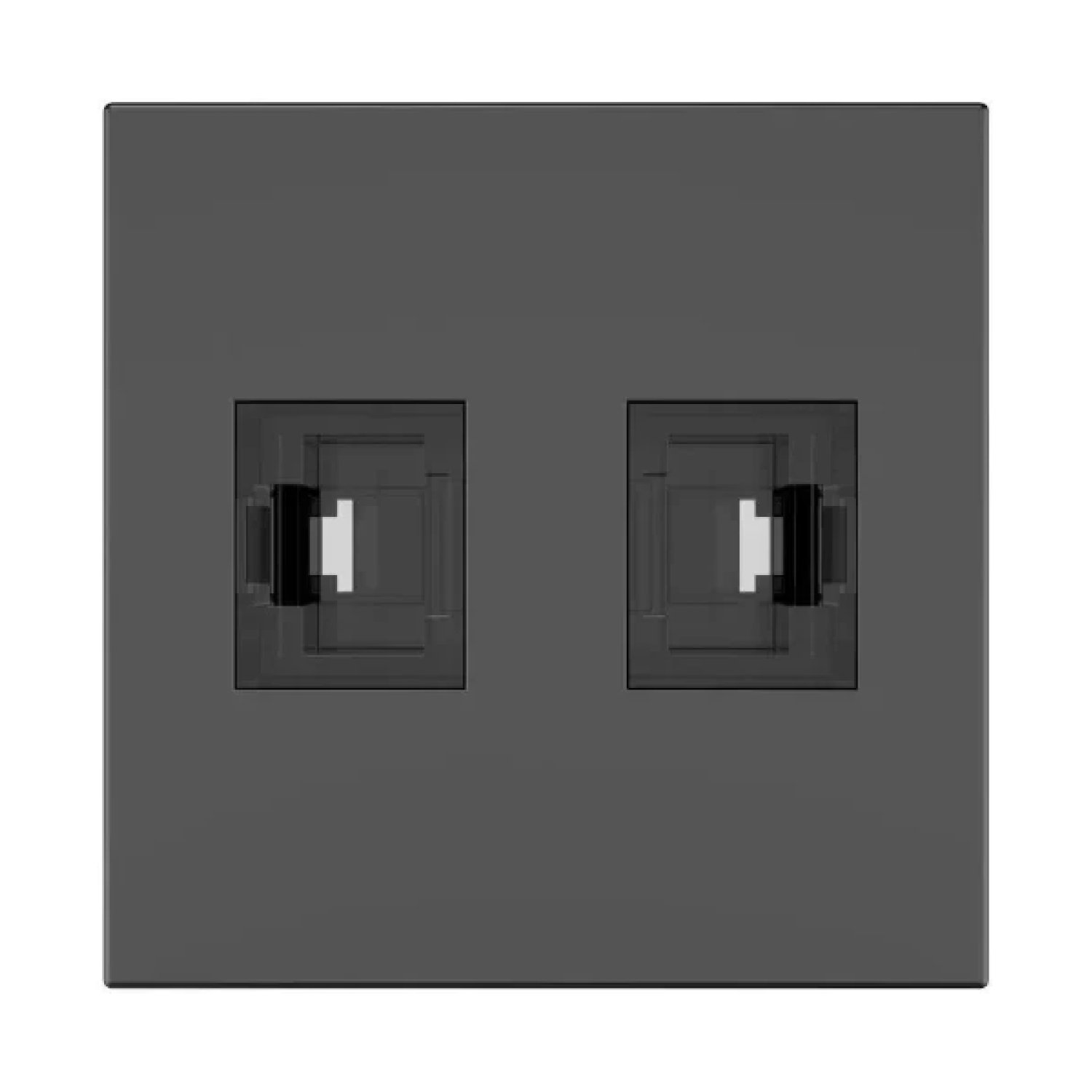 Kramer MD-2RJ45 · Módulo Conectividad · 2 Puertos RJ45 Cat6A · Negro