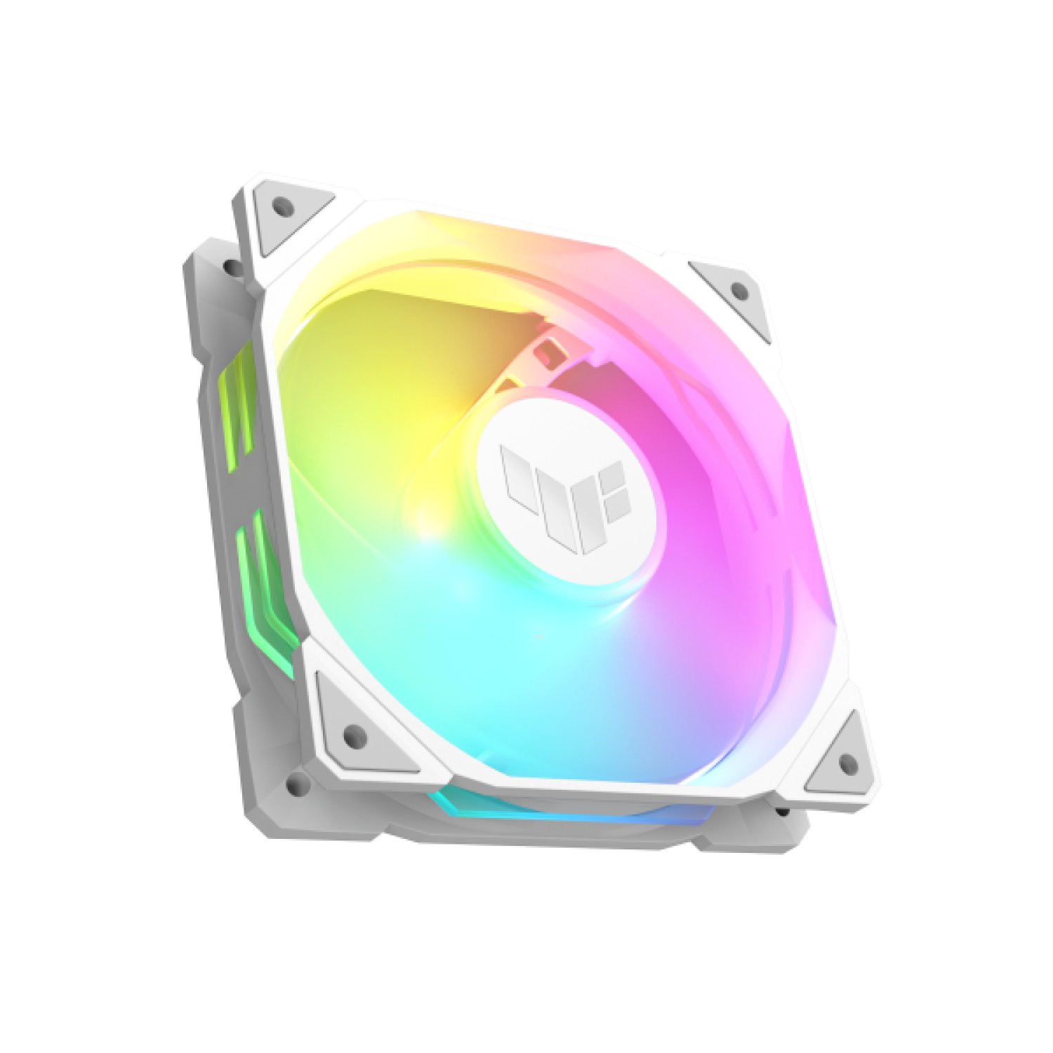 ASUS TUF Gaming TR120 ARGB · Refrigerador Aire 120mm · 3 en 1 · Blanco