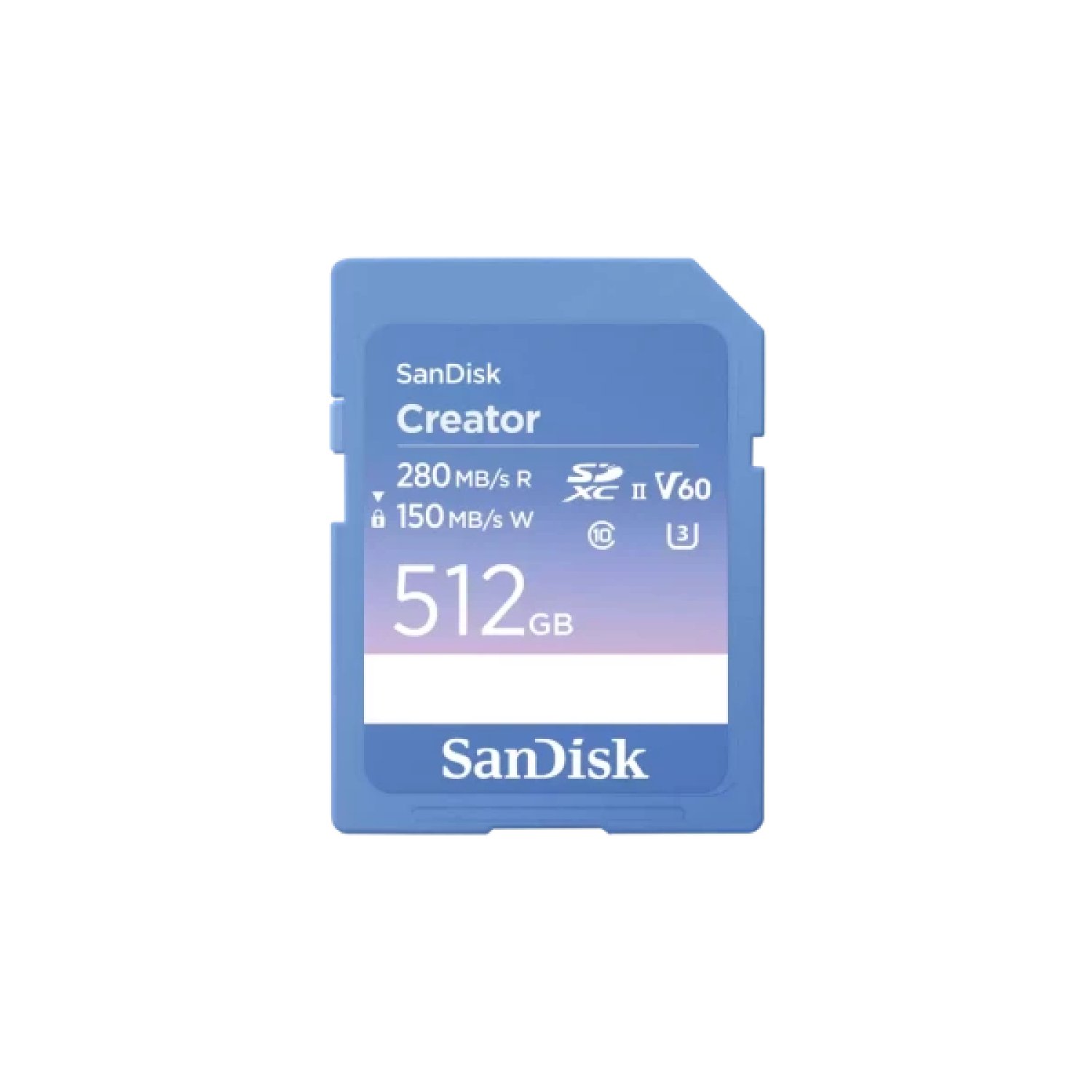 SanDisk Creator · Tarjeta SD UHS-II · 512GB