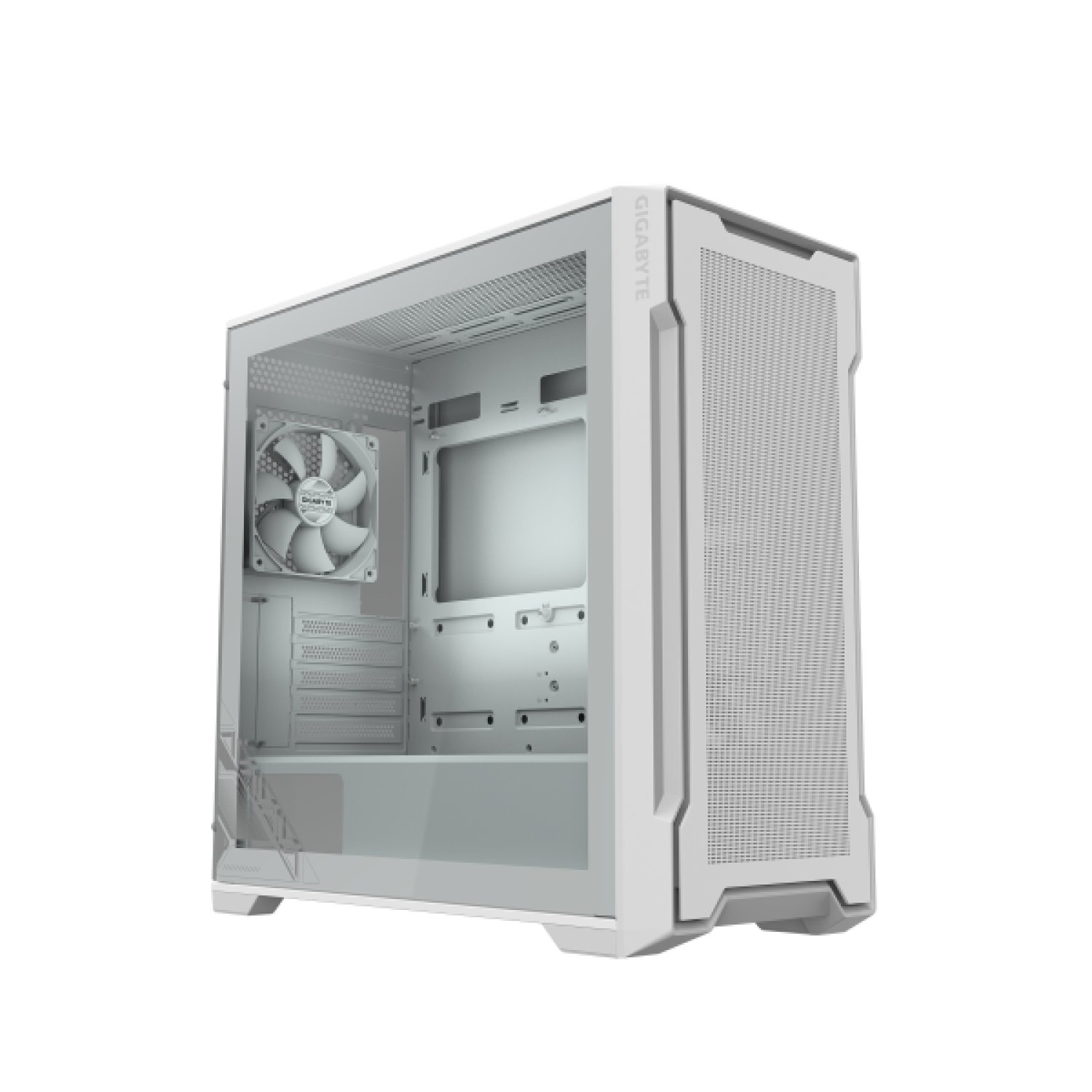 Gigabyte C102 Glass · Torre Midi · Blanco · Cristal Templado