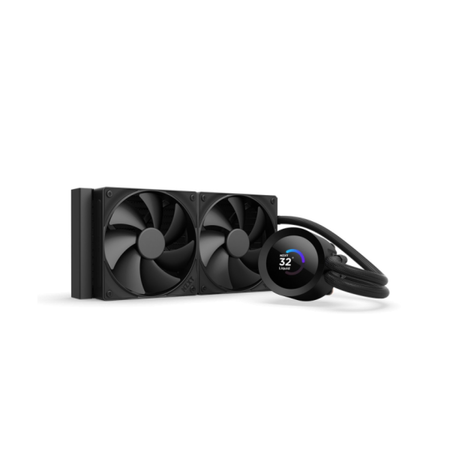 NZXT Kraken 240 V2 · 240mm AIO · Pantalla 1,54" · Negro