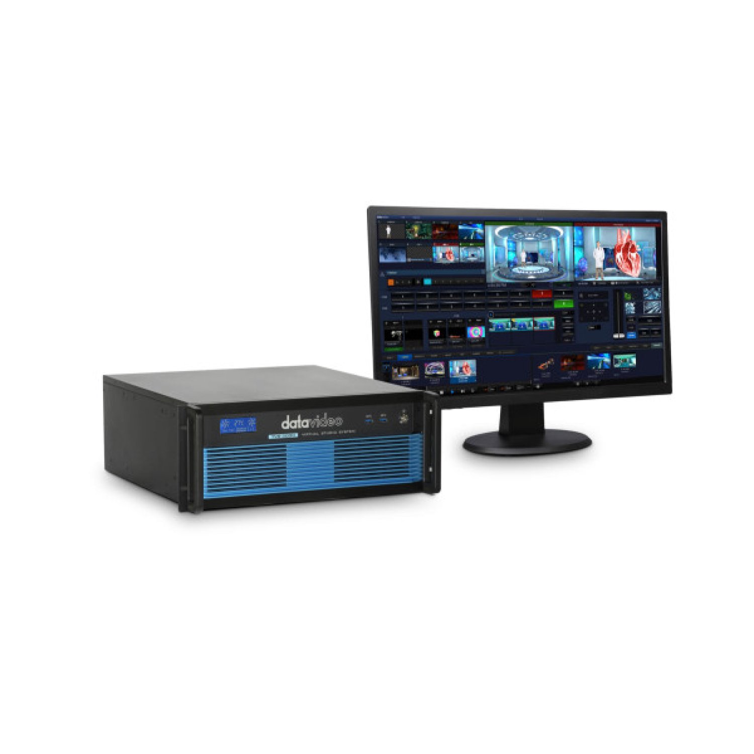 DataVideo TVS-3000 · 4K Ultra HD · Conmutador de Video Profesional