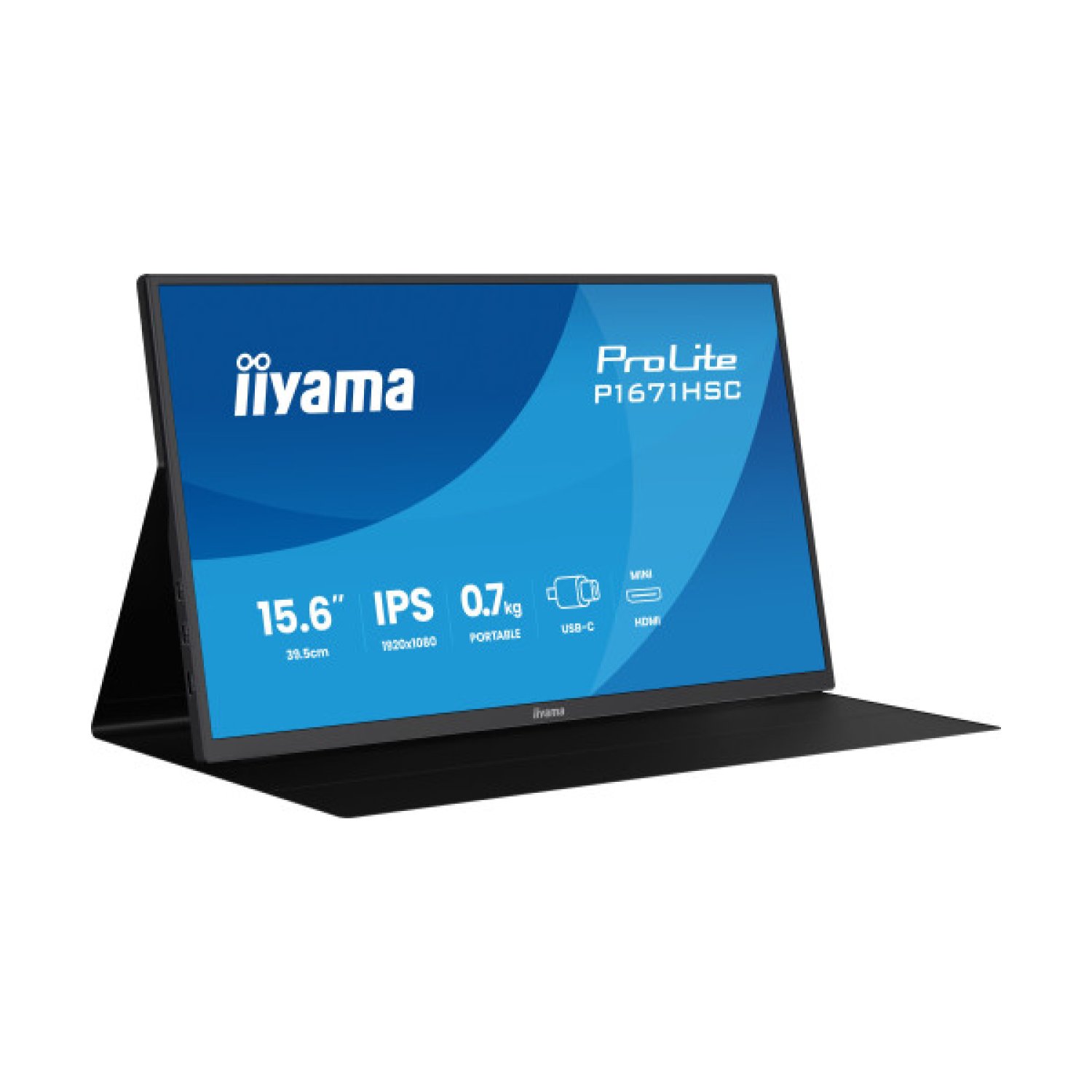 Iiyama · Monitor IPS Portátil · 2x USB-C · HDMI