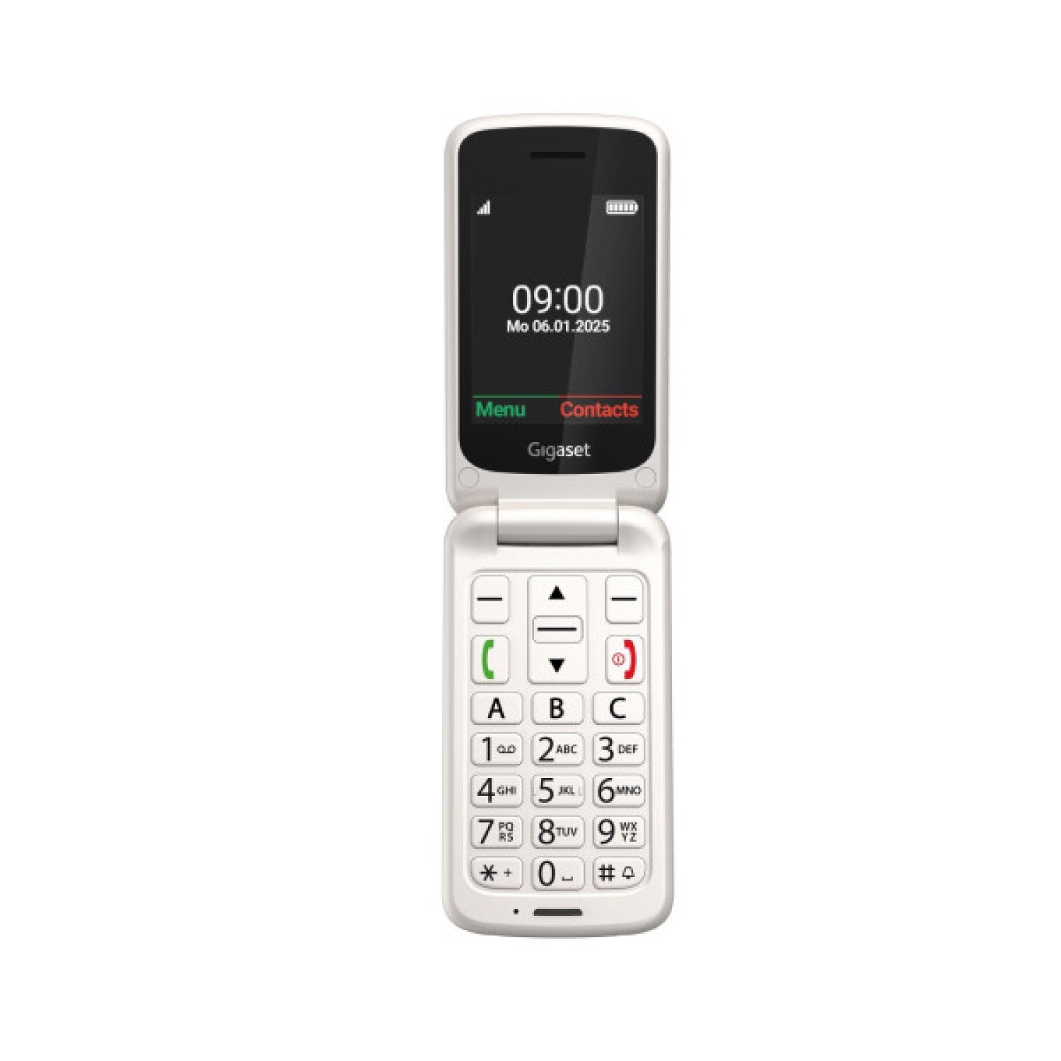 Gigaset GL595 · Teléfono para Mayores · 2,8" · 114g · Blanco