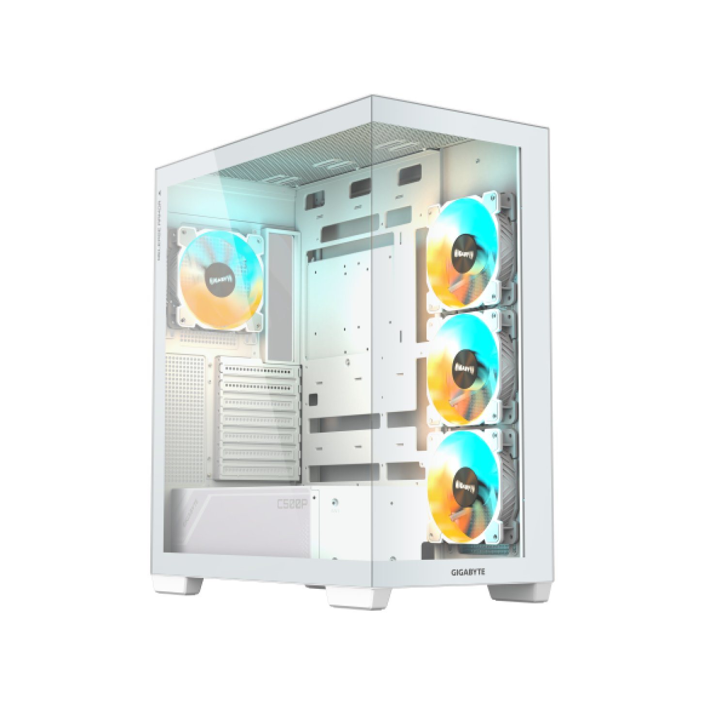Gigabyte C500 Panoramic · Torre Midi · Cristal Templado · Blanco