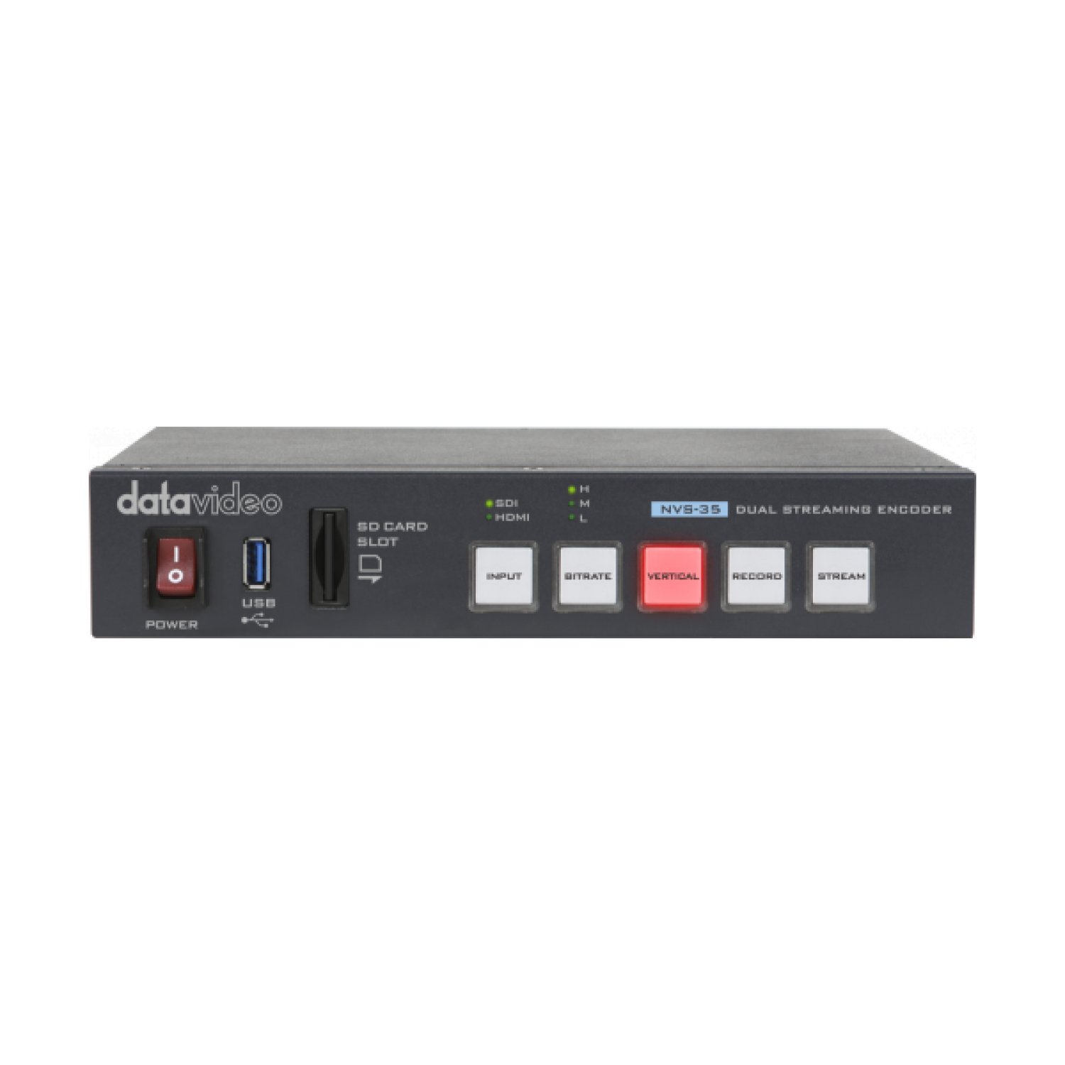 Datavideo NVS-35 · Switcher Portátil Profesional · Negro