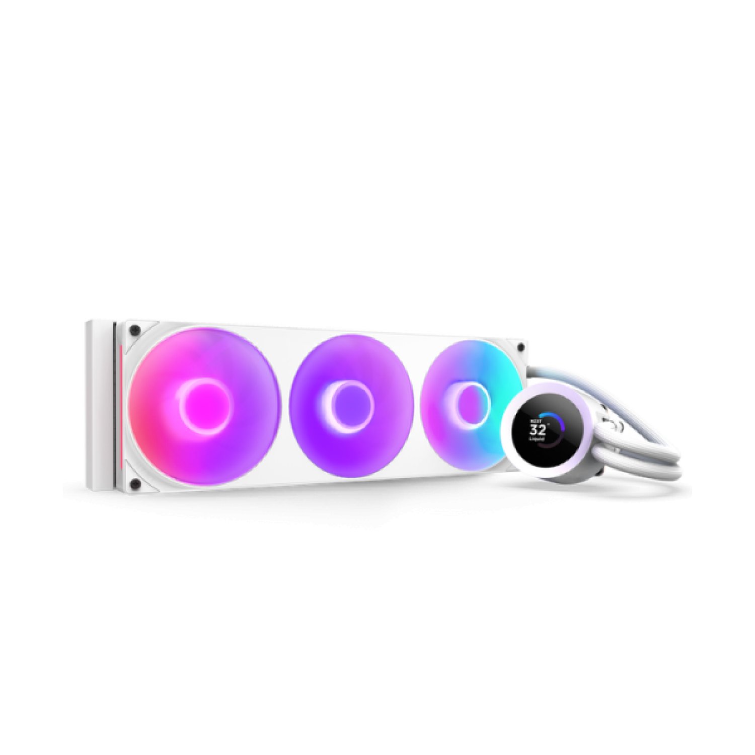 NZXT Kraken Plus 360 RGB · Refrigeración Líquida AIO · 360mm · Blanco