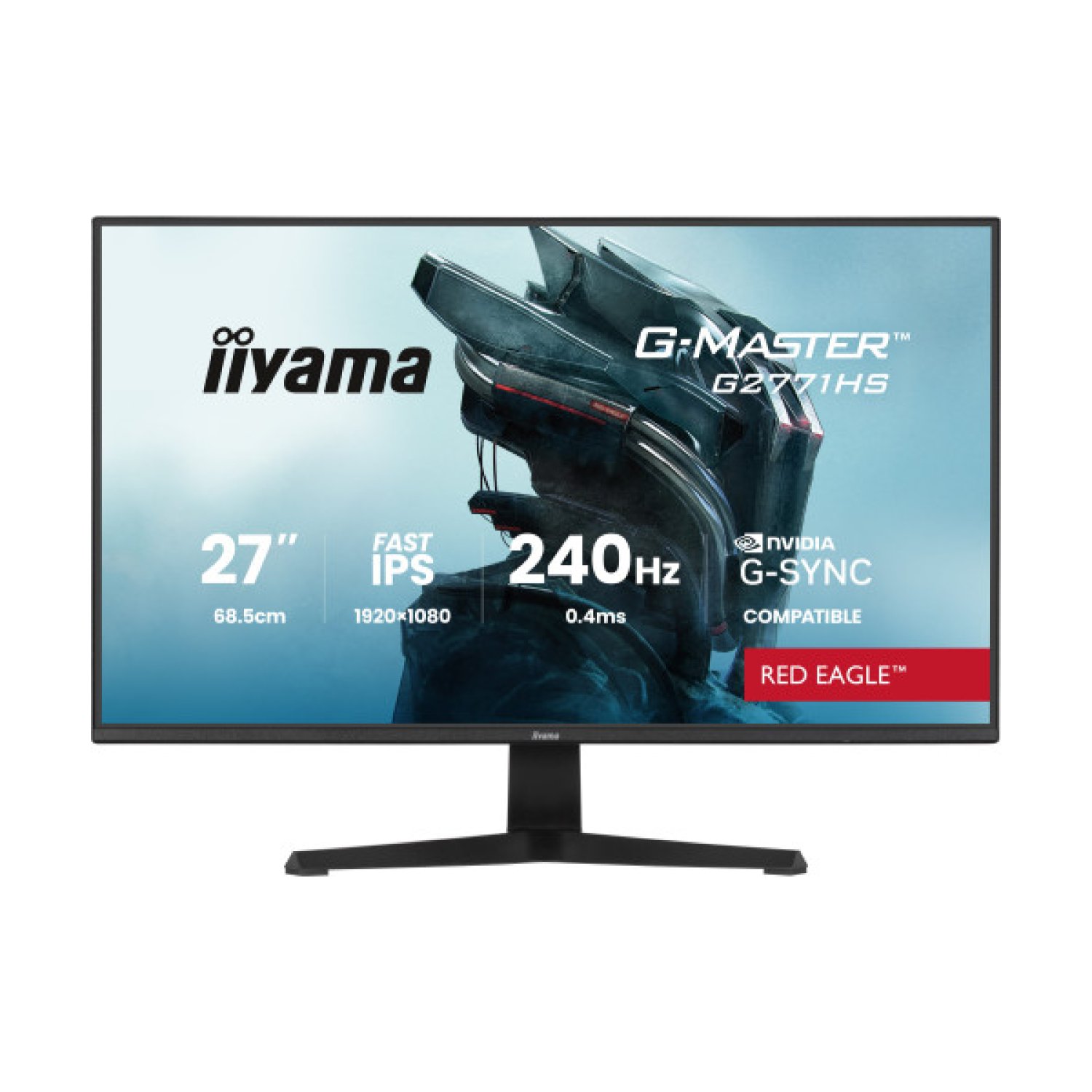 Iiyama · Monitor 27" Full HD · 240 Hz · 0,2ms MPRT · Panel IPS · HDMI/DisplayPort · FreeSync Premium