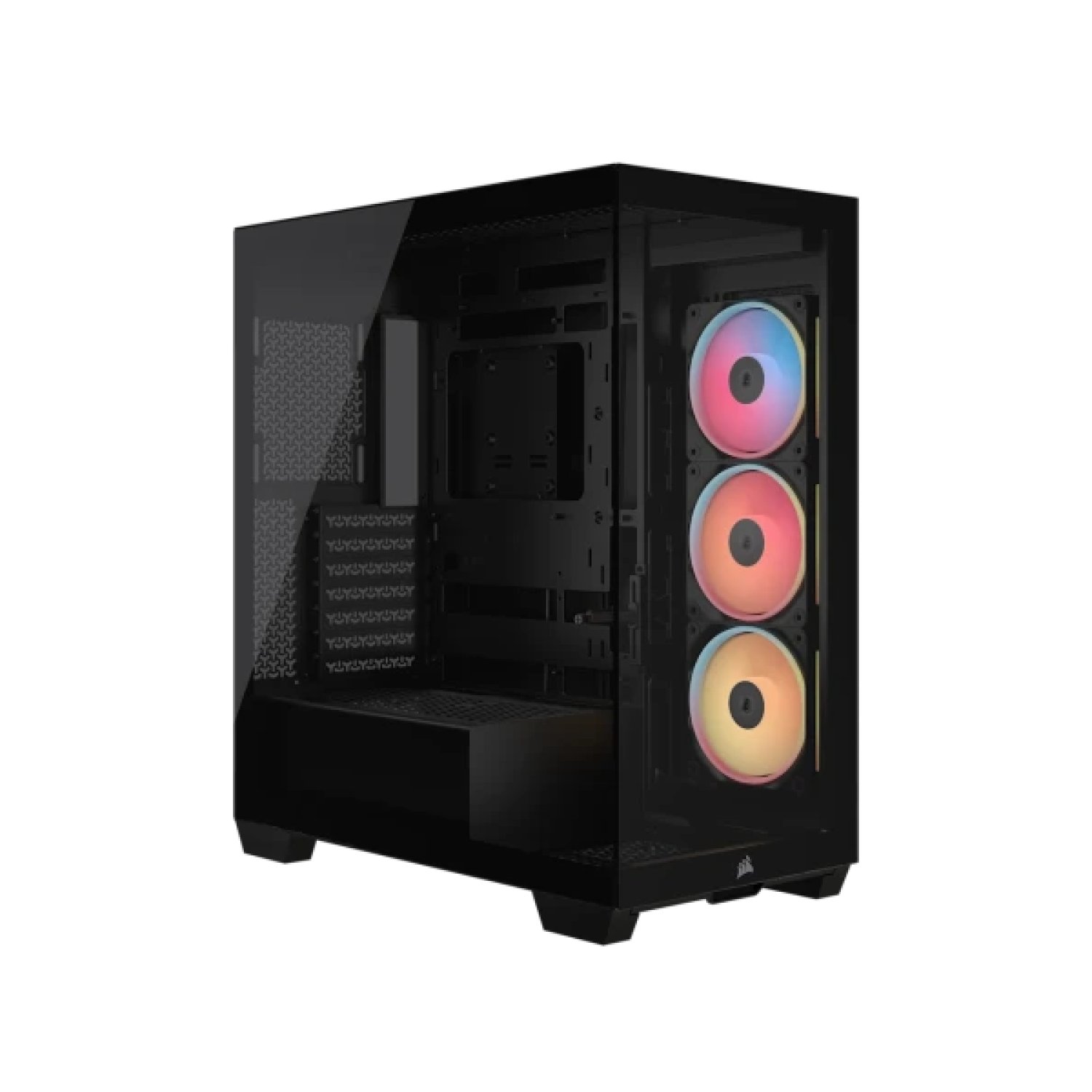 Corsair Midi Tower 3500X · Cristal Templado · RGB · Negro