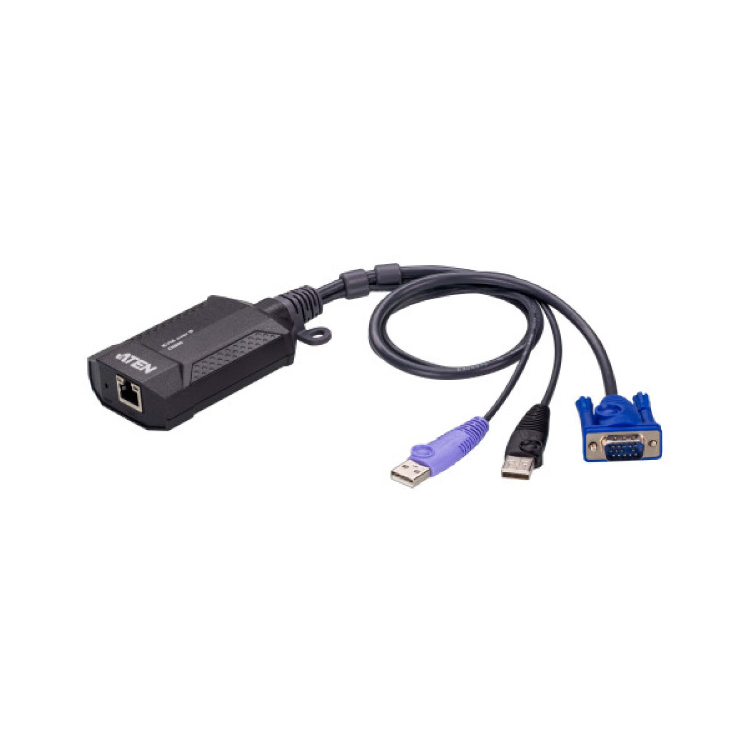 ATEN CN800 · Switch KVM · Negro y Púrpura