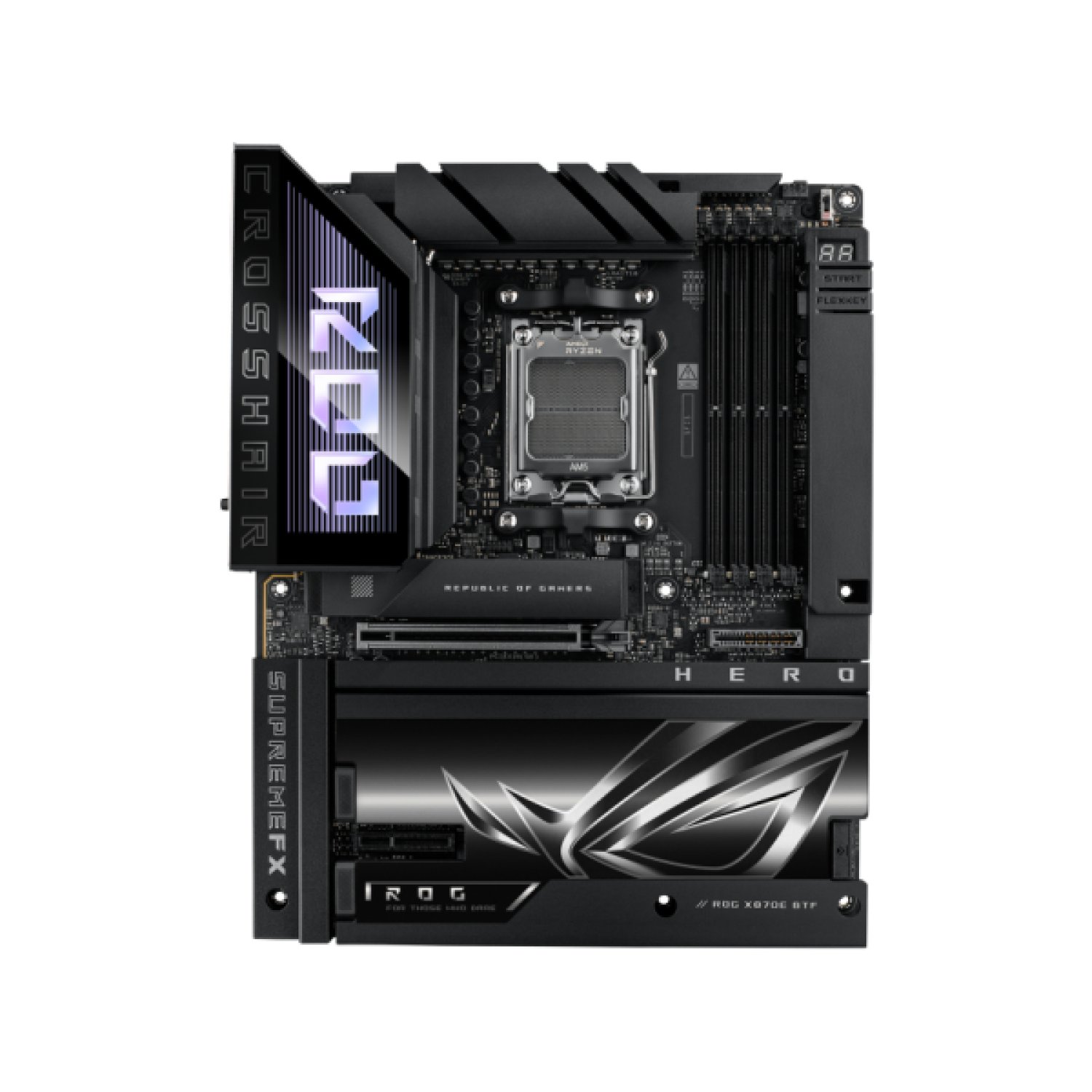 ASUS ROG Crosshair X870E Hero · Placa Base AM5 · AMD X870E · ATX