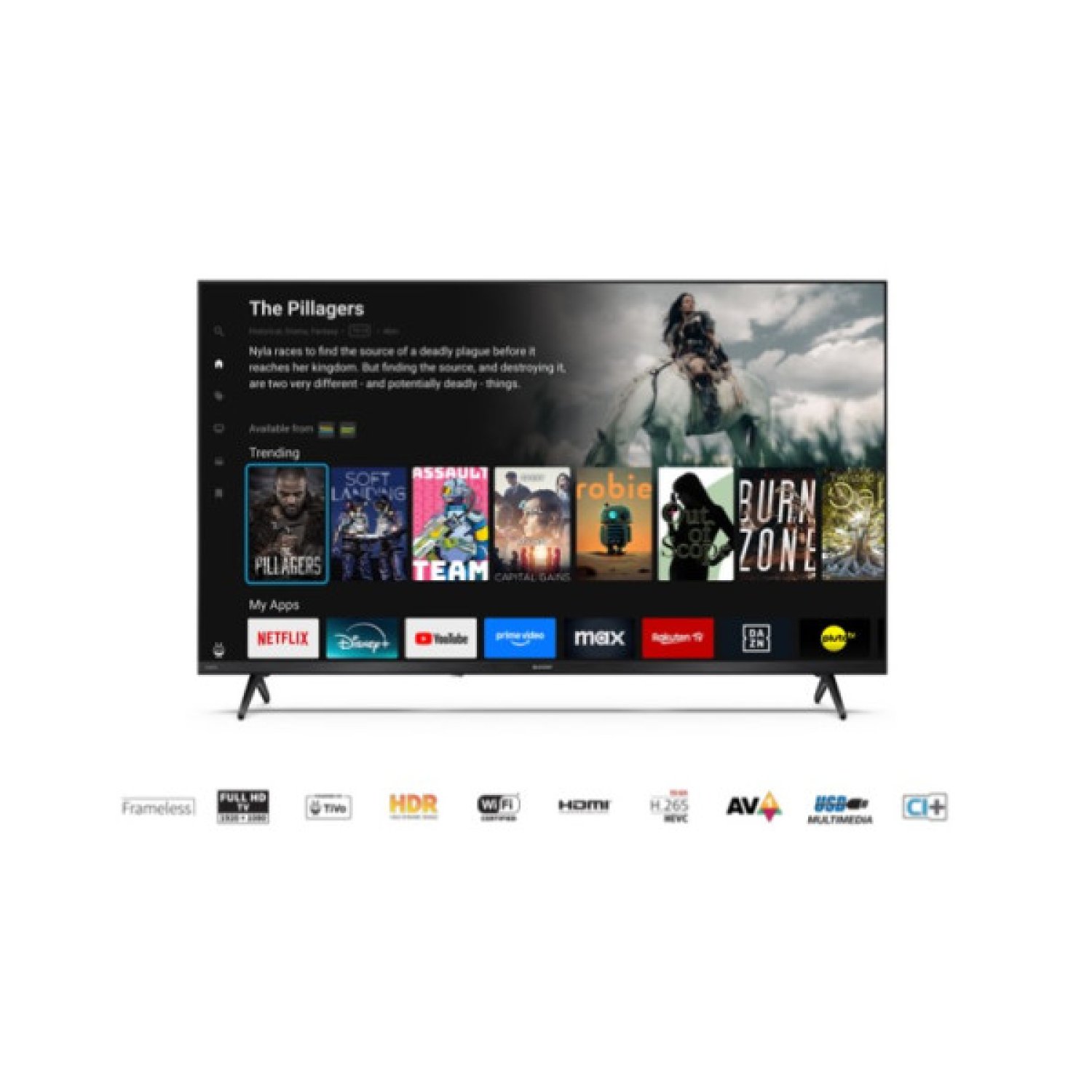 Sharp 40HE2245E · Televisor 40" · Full HD · TiVo Smart TV