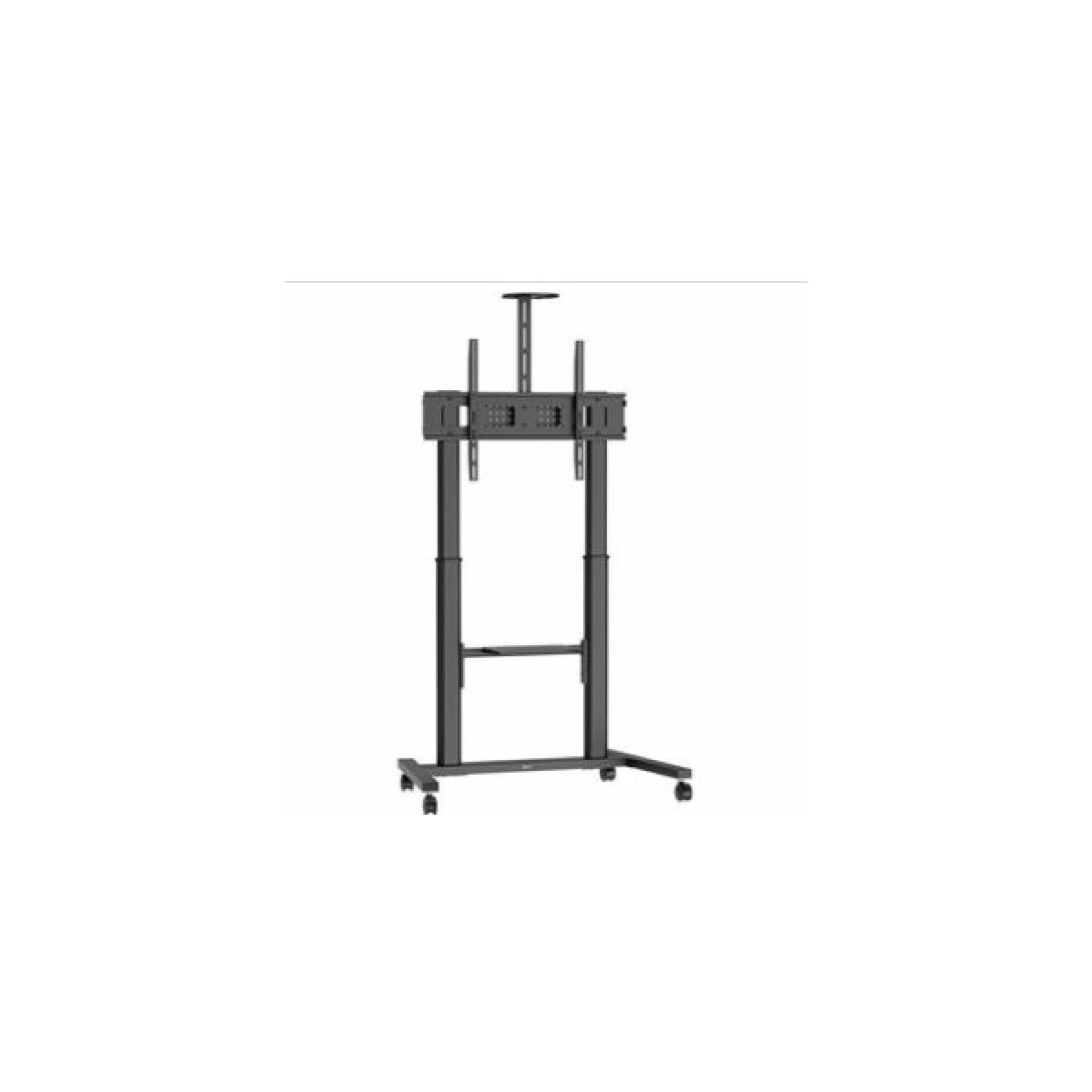 Vogel's Essential Double Pole Trolley · 65-110" · 100kg · VESA 900x600 · Con Estante