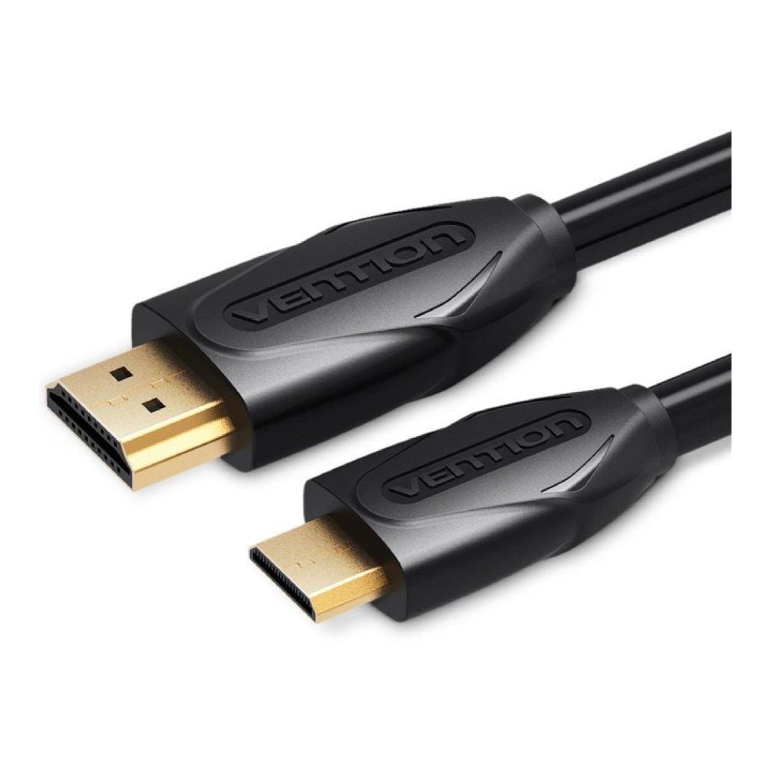 Cable HDMI Vention VAA-D02-B150/ HDMI Macho - Mini HDMI Macho/ 1.5m/ Negro