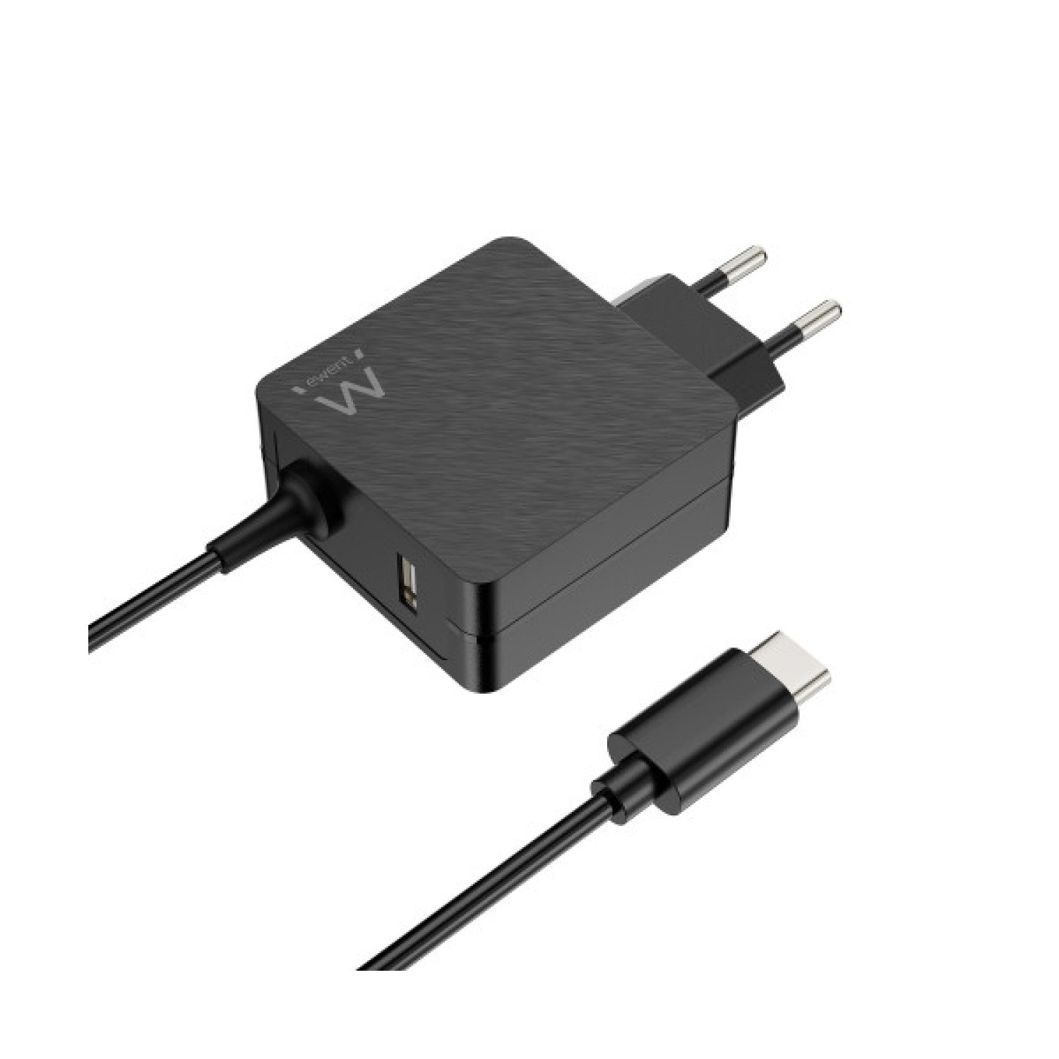 Ewent EW3979 · Cargador Rápido · Portátil Negro · Corriente Alterna