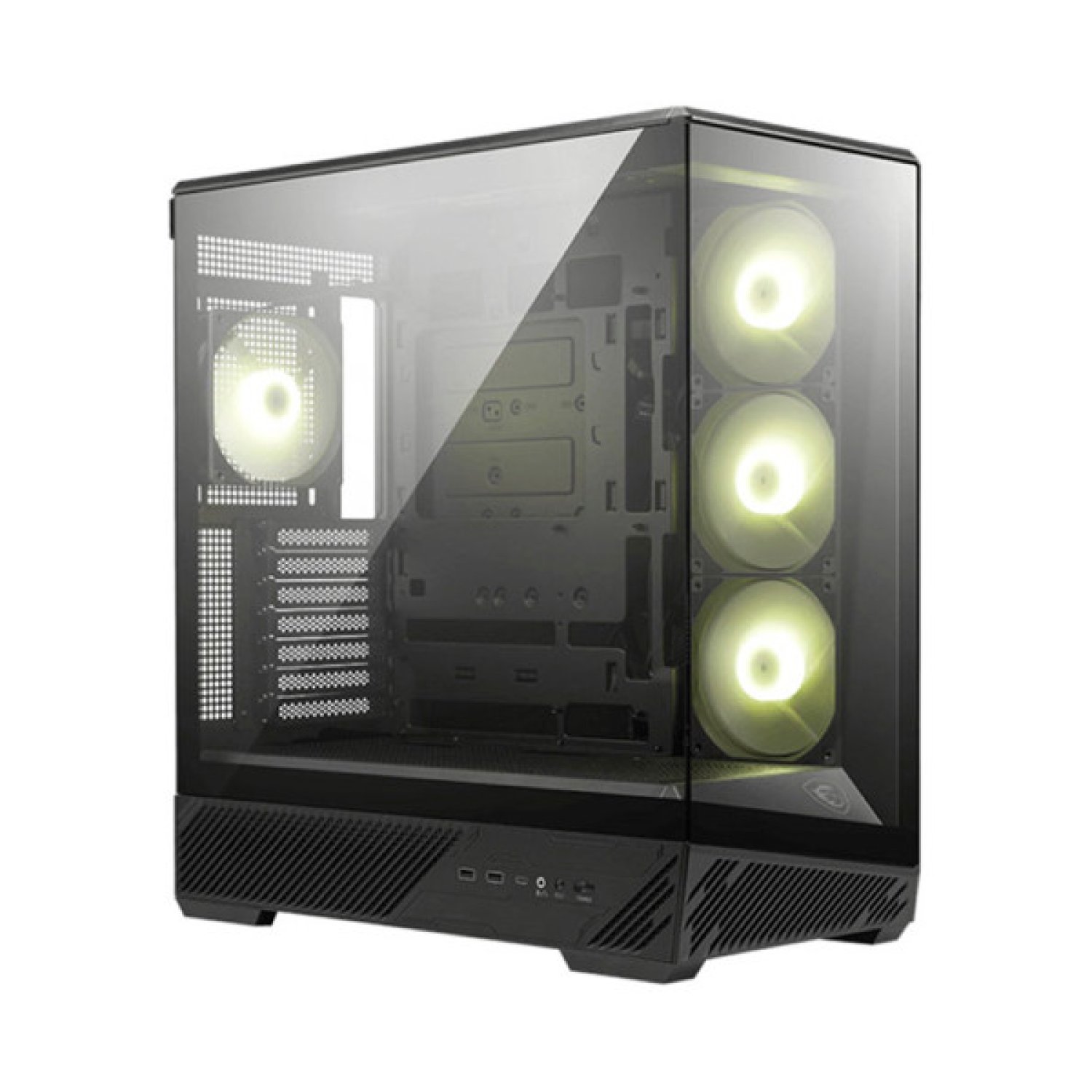 MSI MAG PANO 130R · Mid Tower · 3 Ventiladores 120mm ARGB · USB 3.2 Type-C · Negra