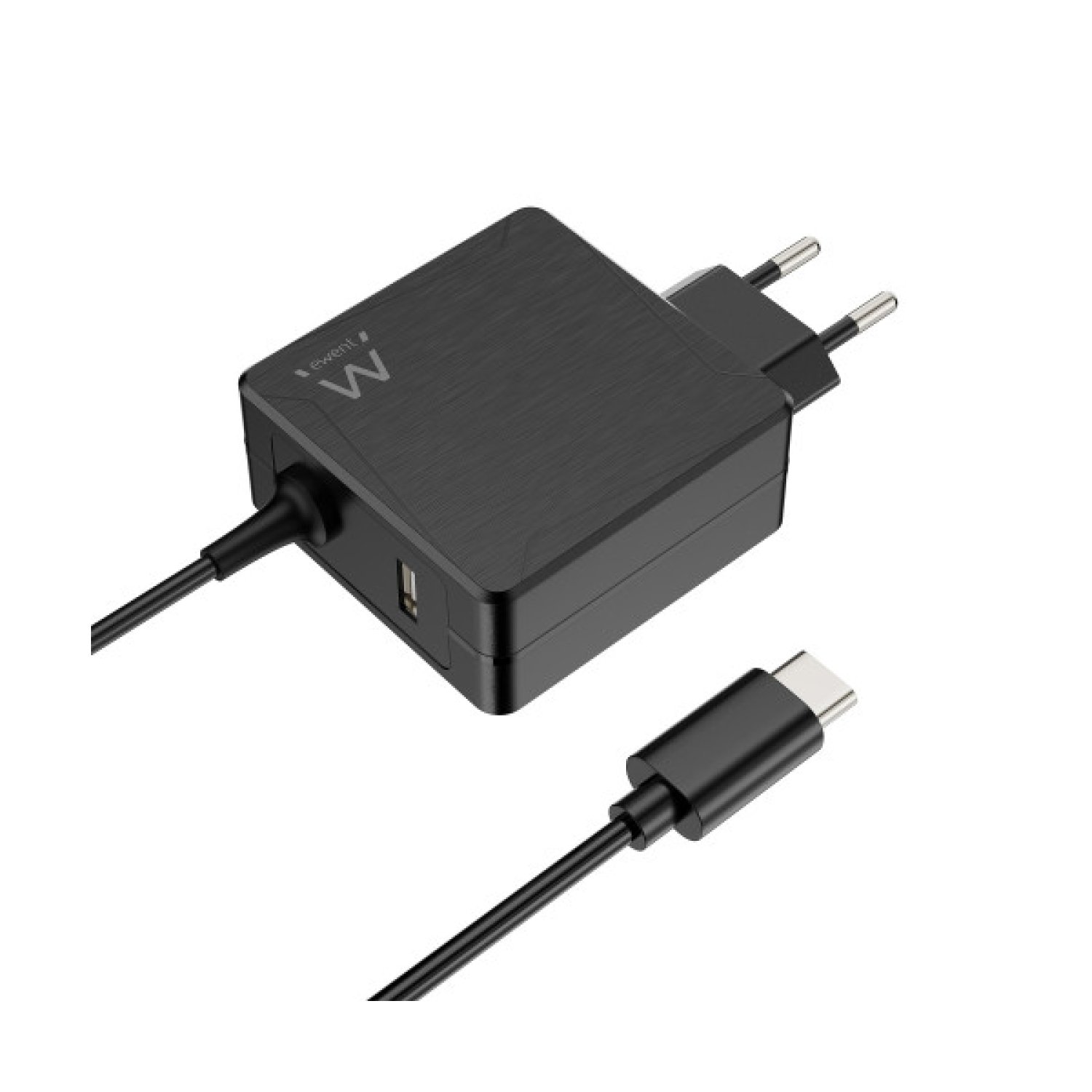 Ewent EW3978 · Cargador Rápido Portátil · Corriente Alterna · Negro