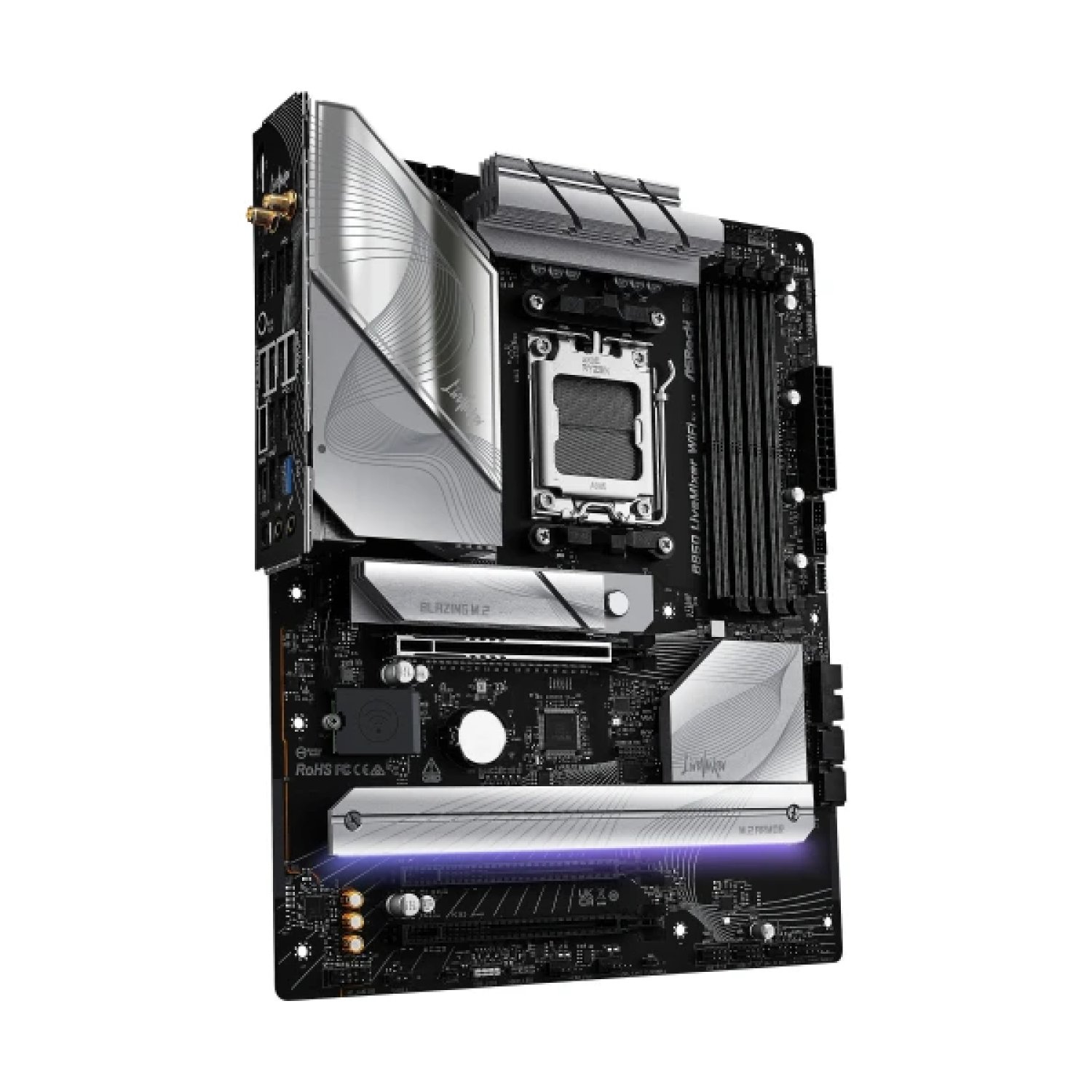ASRock B850 LiveMixer WiFi · AM5 · B850 · WiFi 7 · USB 2.0G · ATX