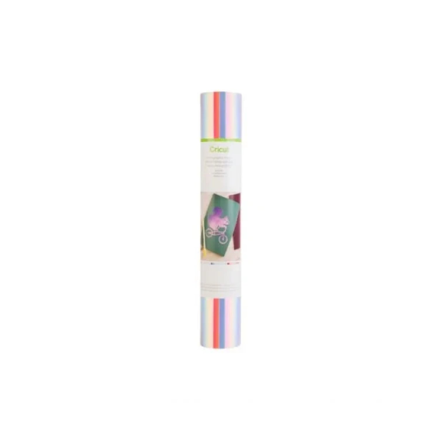 Cricut Vinyl Holográfico · 30x60cm · Pack 3 Láminas · Opal, Rosa, Azul