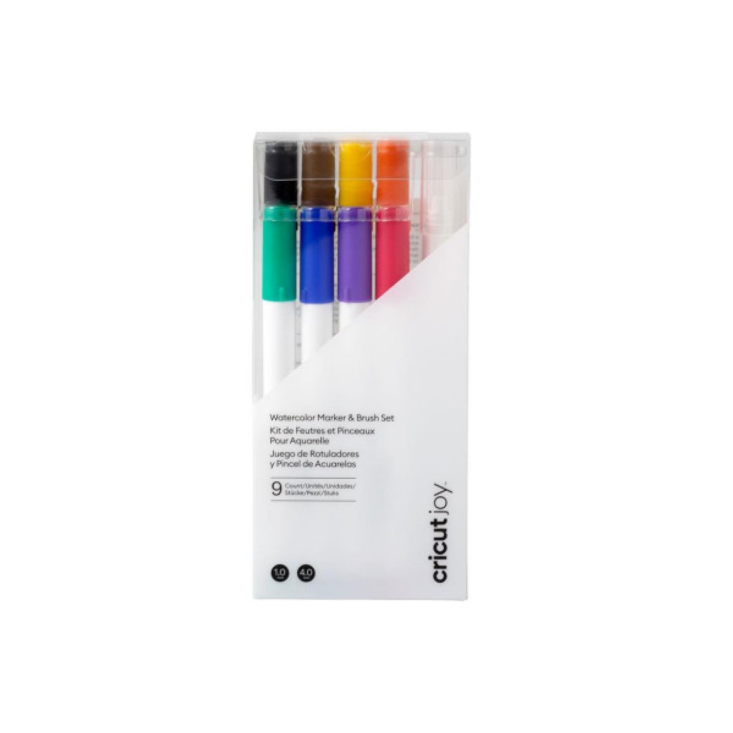 Cricut Joy · Rotuladores Acuarela · Pack 9 Unidades · Punta 1.0mm