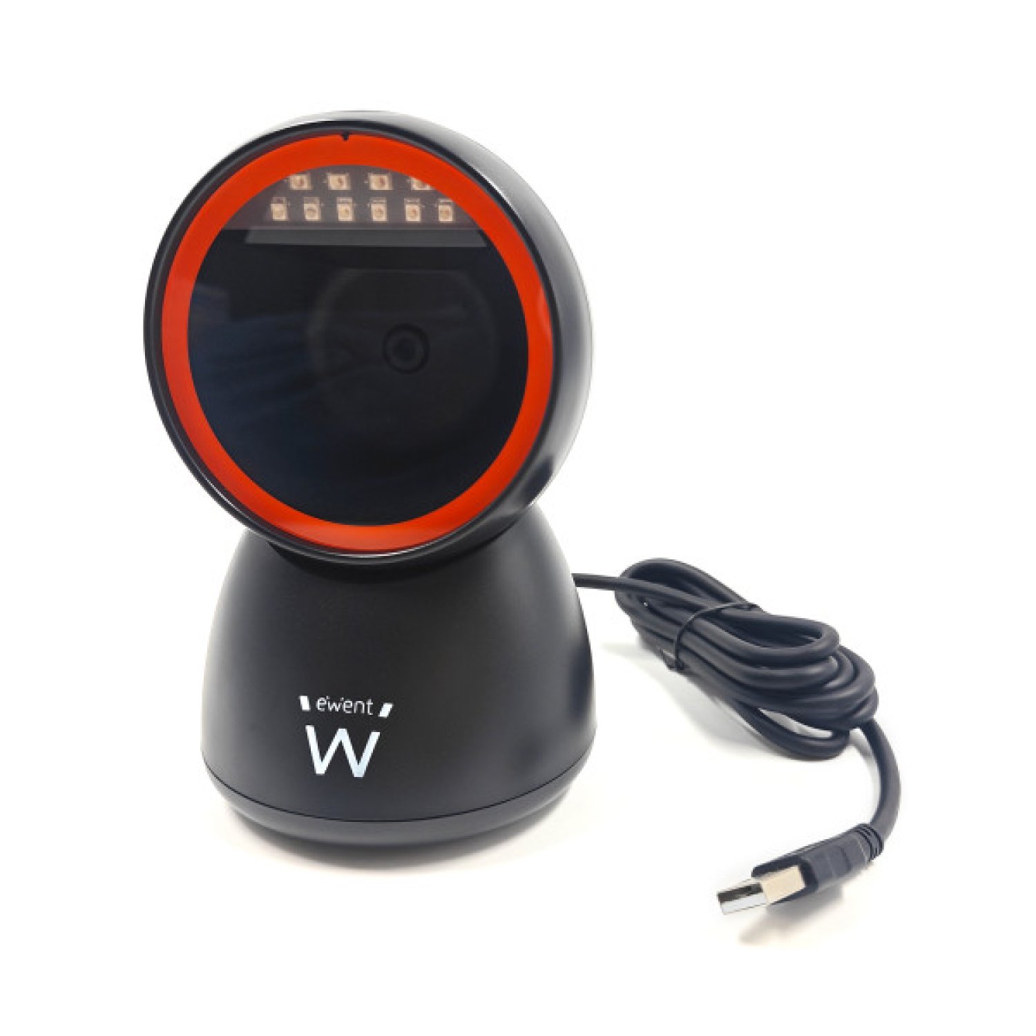 Ewent EW3450 · Lector Códigos de Barras 1D/2D · CMOS Fijo · Negro