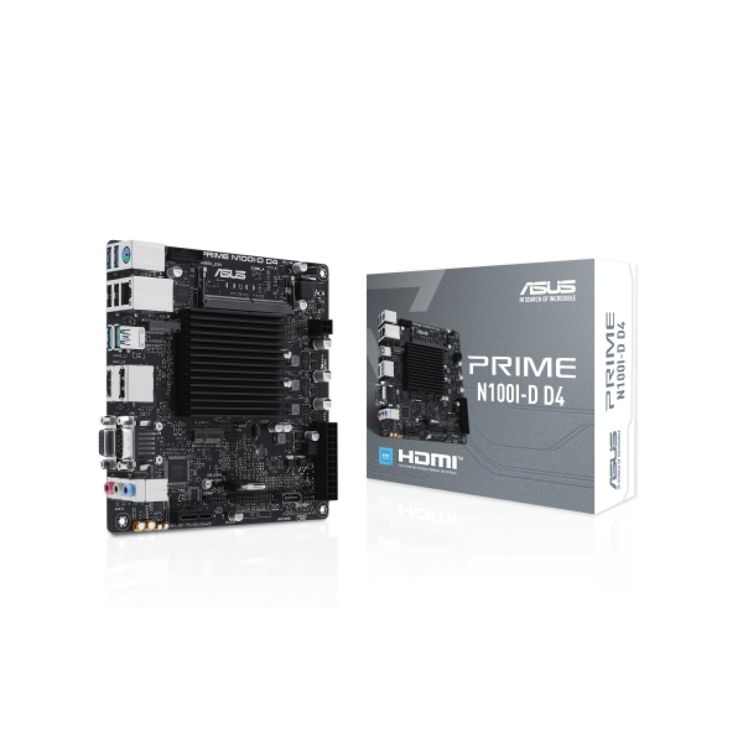 ASUS Prime N100I-D D4 · Mini ITX · CPU Integrada · DDR4