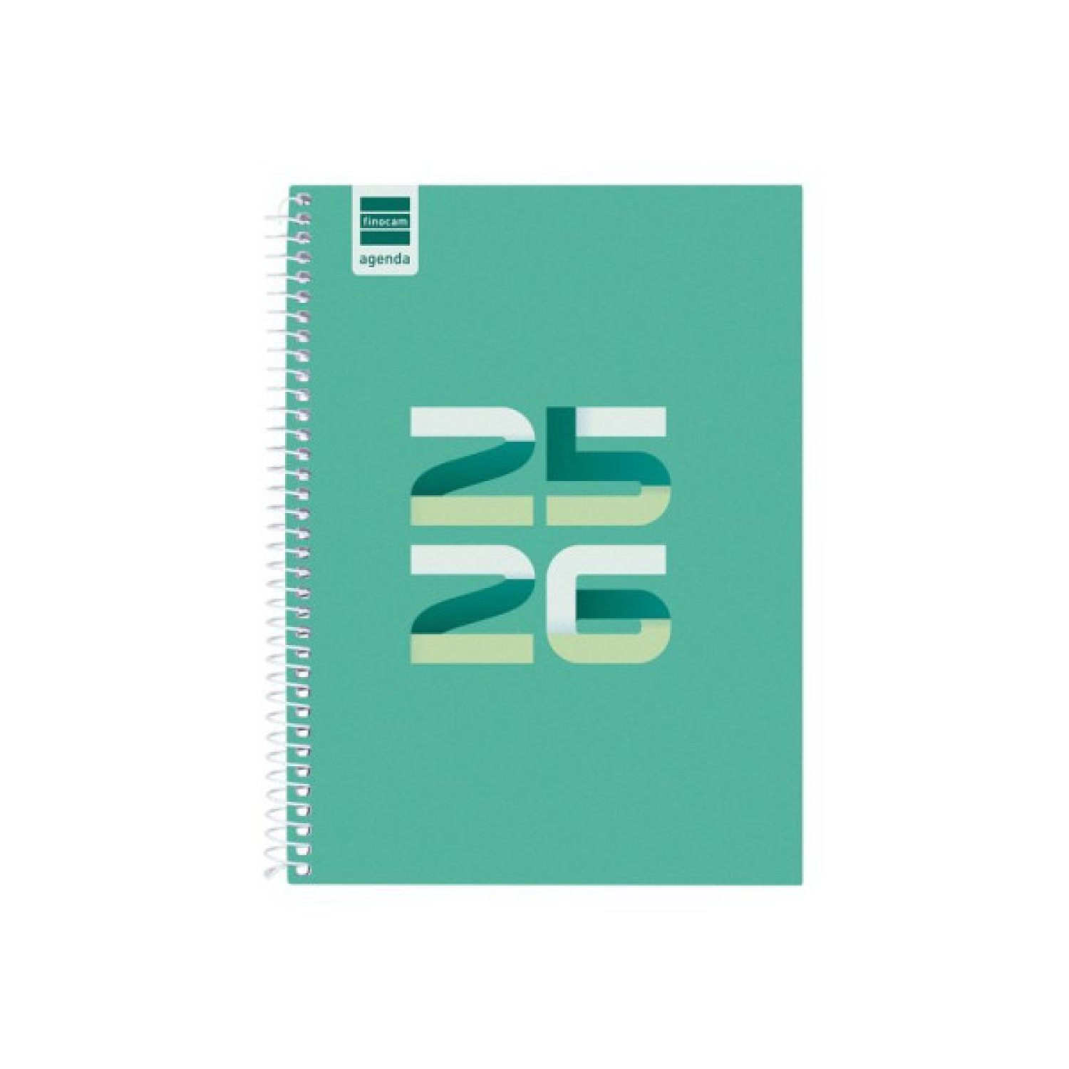 Finocam Agenda Escolar 2025-2026 · Cool 4º · 1 día/página · Verde