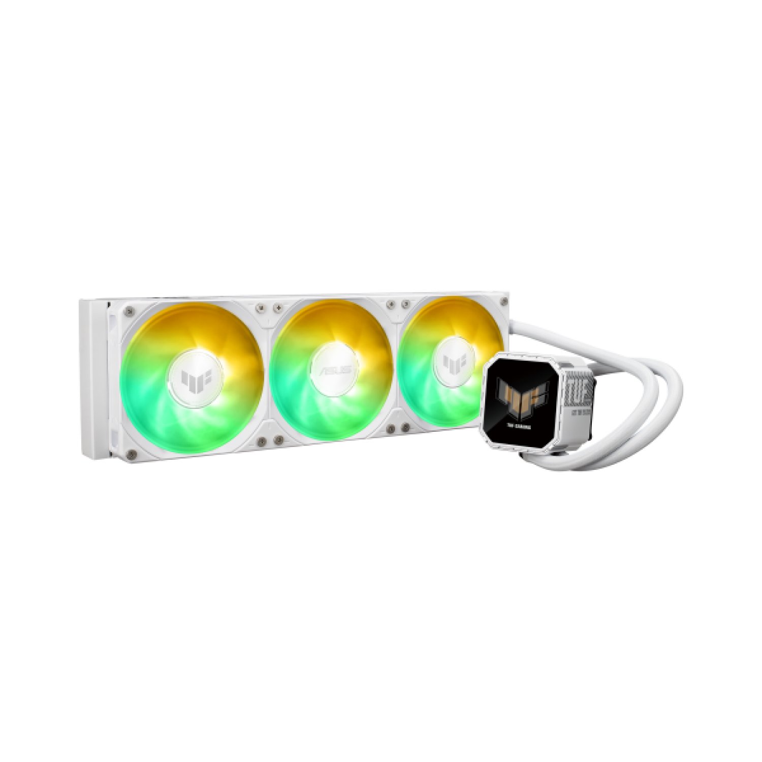 ASUS TUF Gaming LC III 360 · Refrigeración Líquida AIO · 360mm · ARGB LCD · Blanco