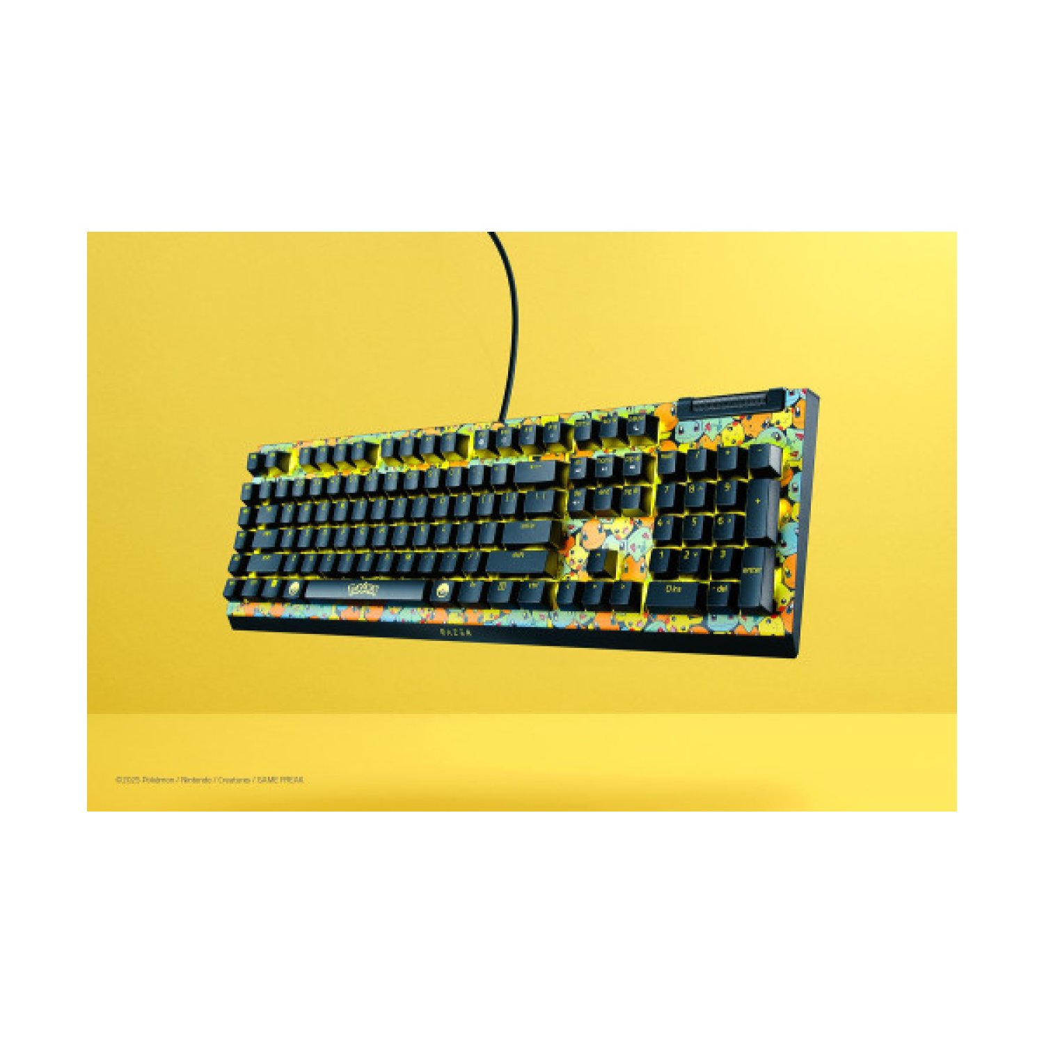 Razer BlackWidow V4 · Green Switch · Edición Pokémon Kanto · Layout US