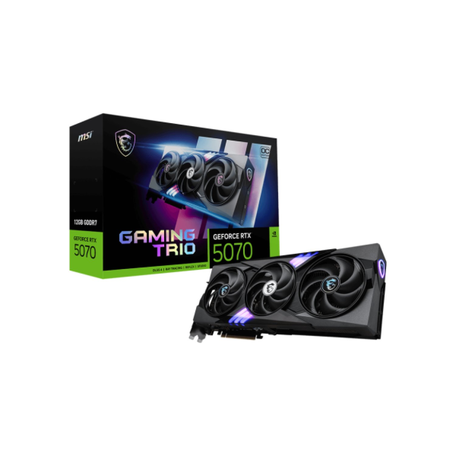 MSI Gaming GeForce RTX 5070 · 12GB GDDR7 · Trio OC