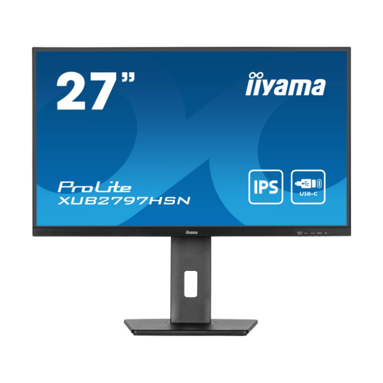 Iiyama Monitor USB-C · LAN · DP-Out Dock · 300cd