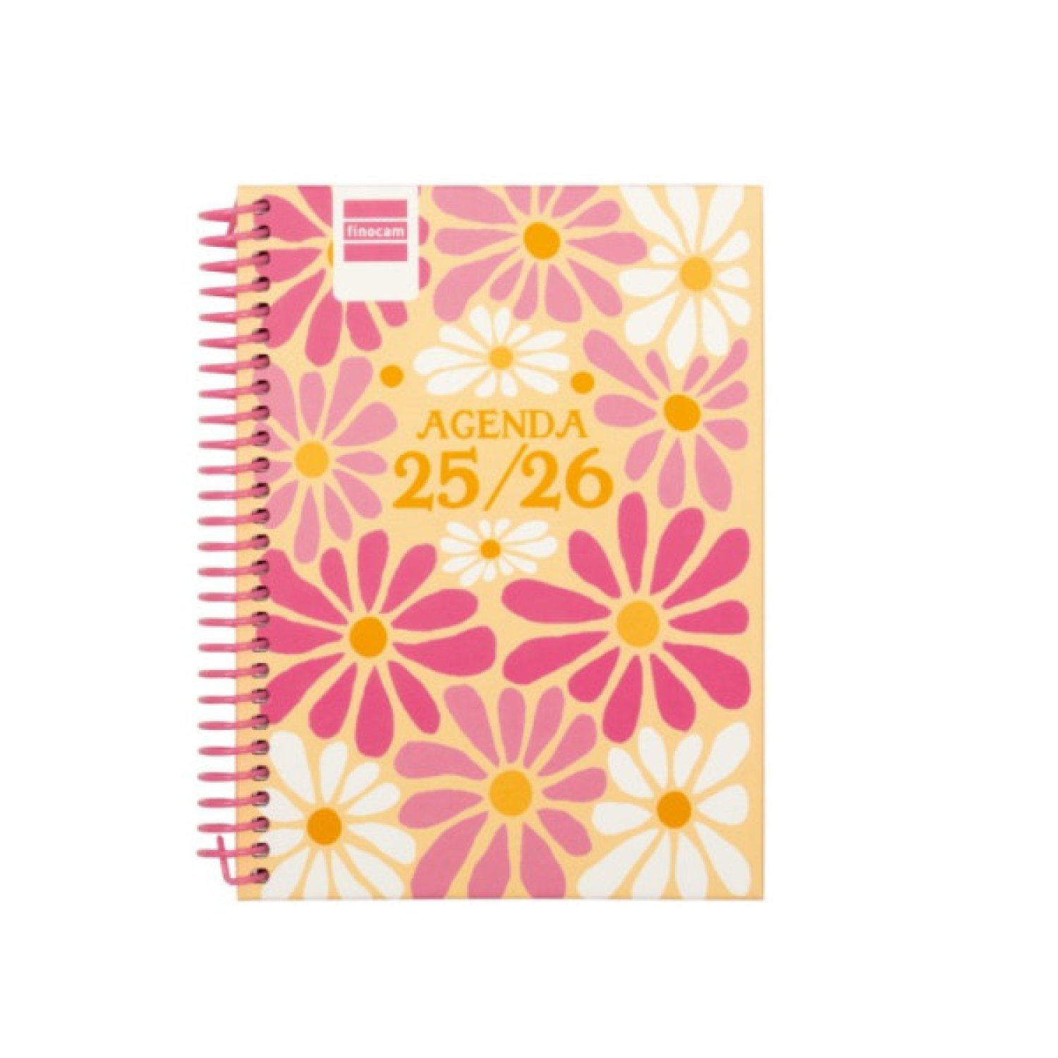 Finocam Agenda Escolar 2025-2026 · 120x164mm · Semana Vista Horizontal · Spring+