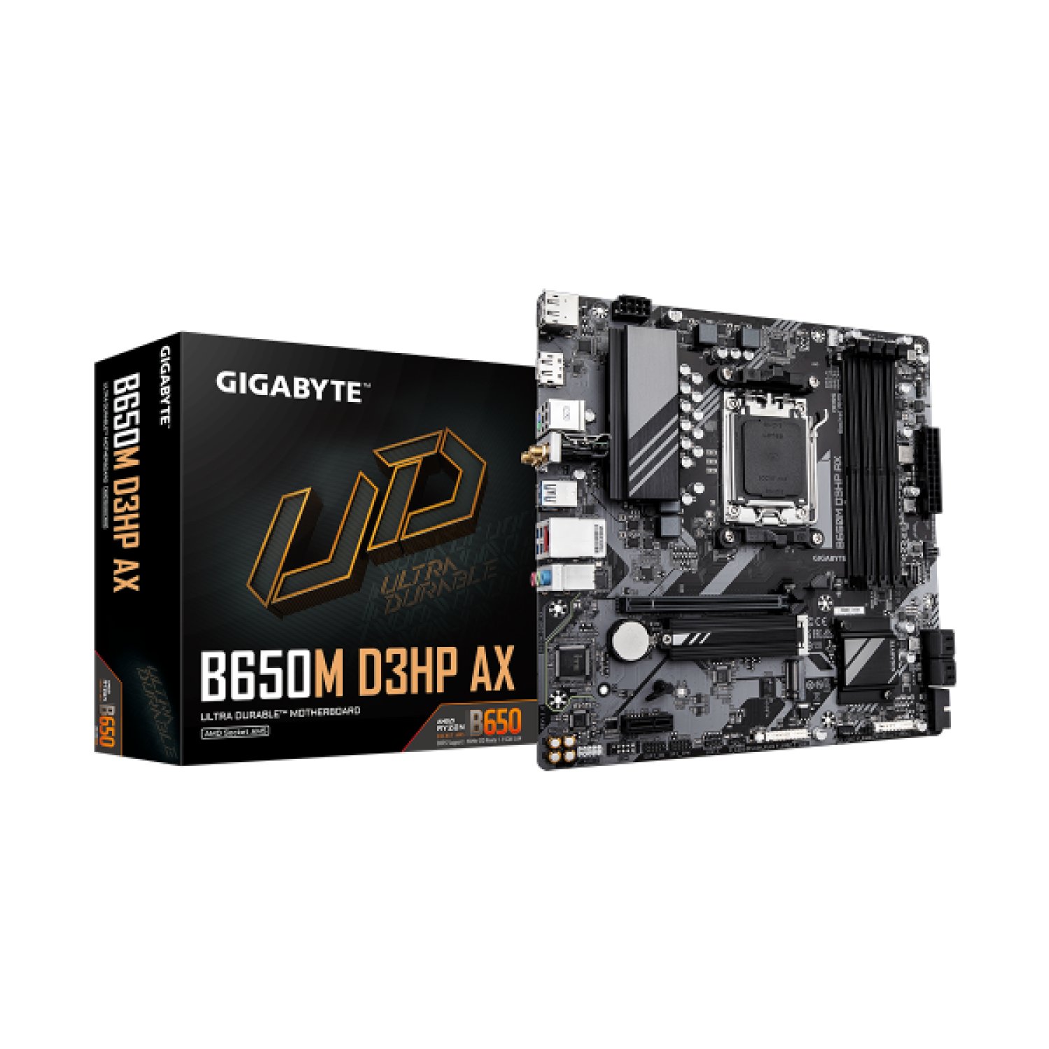 Gigabyte B650M D3HP AX · Placa Base AMD · Socket AM5 · Micro ATX · WiFi