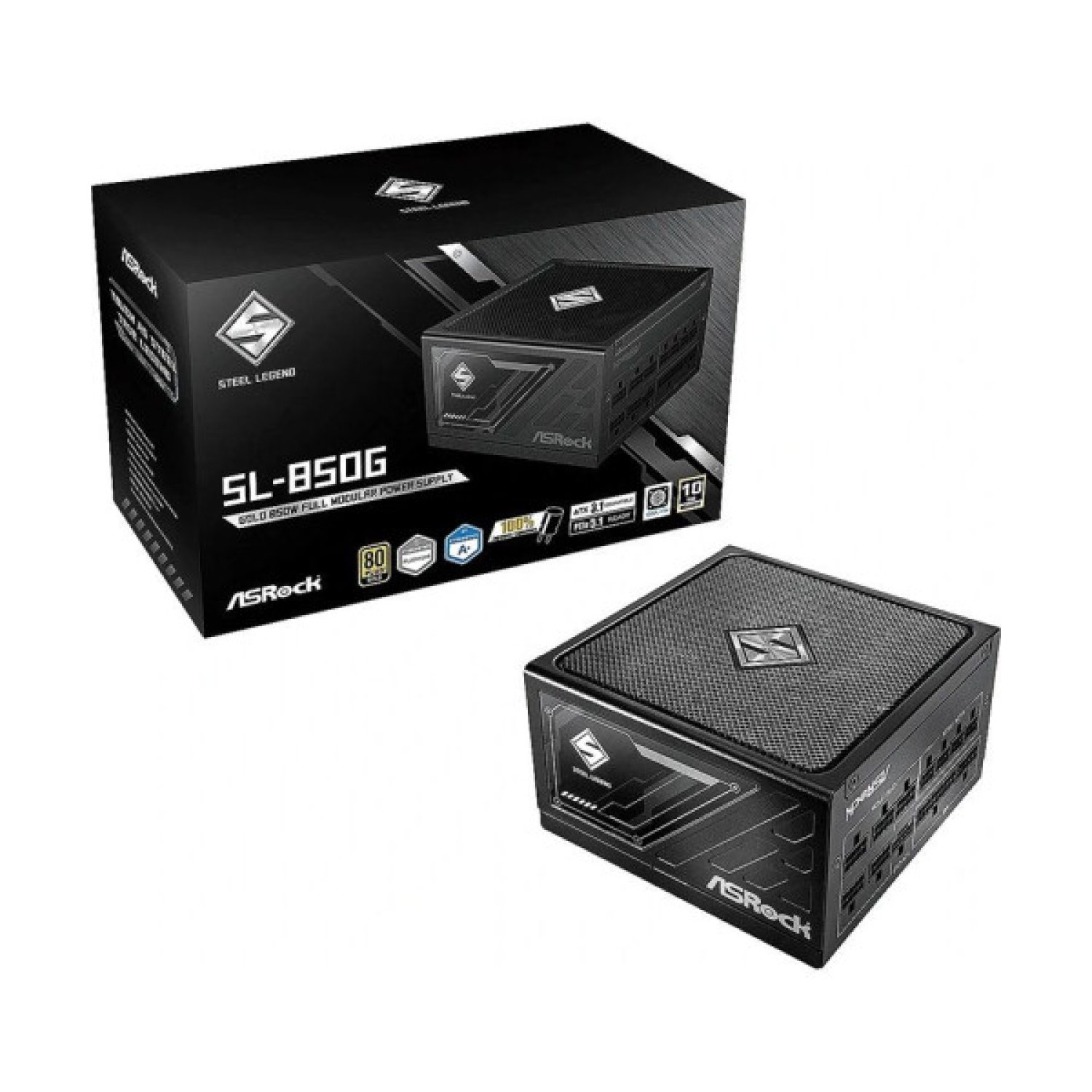 ASRock SL-850G · Fuente 850W · 80 Plus Gold · Modular · PCI-E 5.1