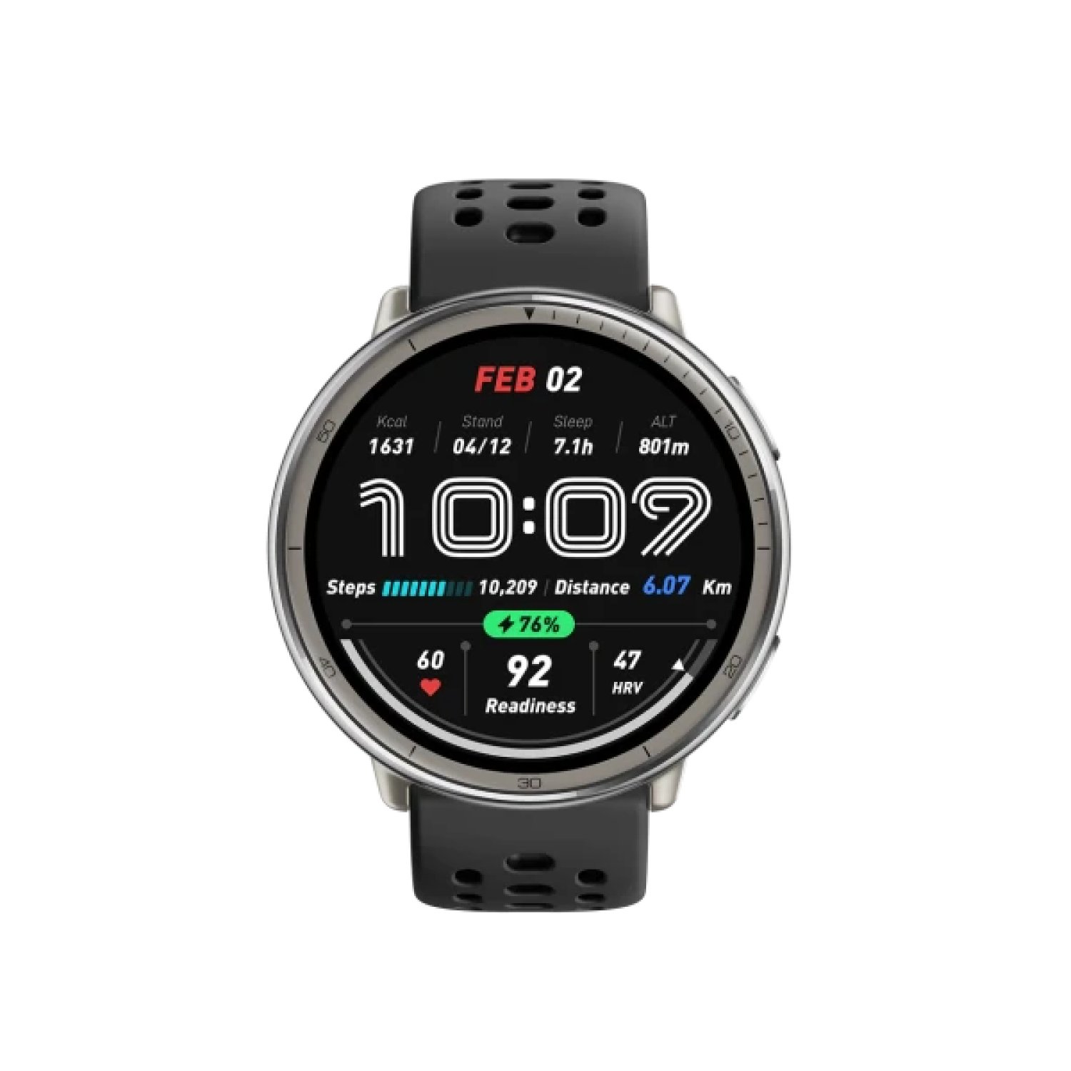 Amazfit Active 2 · Smartwatch Deportivo · Correa Silicona · Negro