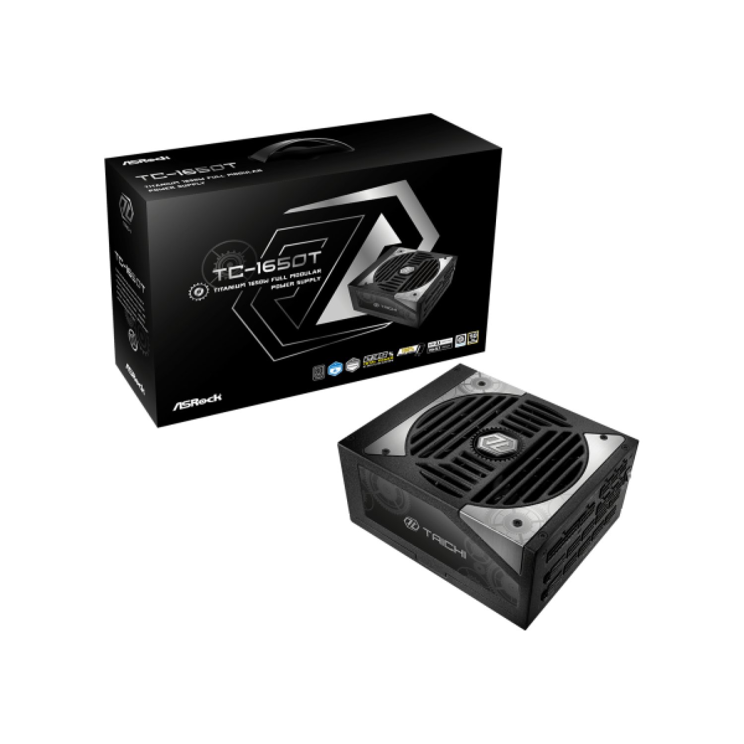 ASRock Taichi TC-1650T · Fuente de Alimentación · 1650W · 20+4 pin ATX · Negro