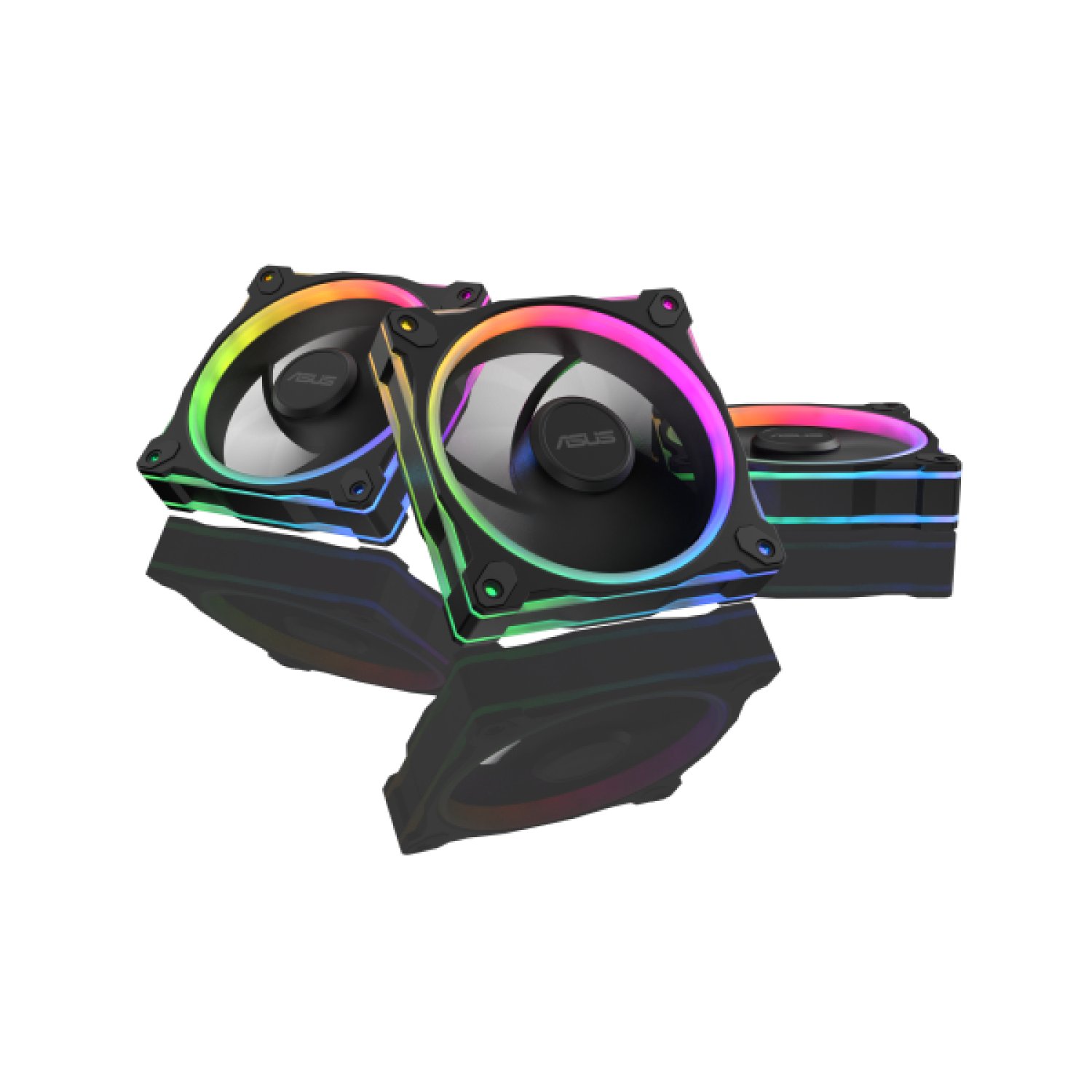 ASUS Prime MR120 · Ventilador ARGB 12cm · 3 en 1 · Negro