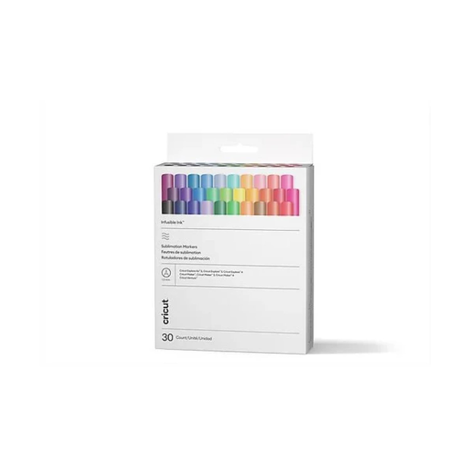 Cricut Infusible Ink Marker · Set de 30 Rotuladores · Tinta Transferible