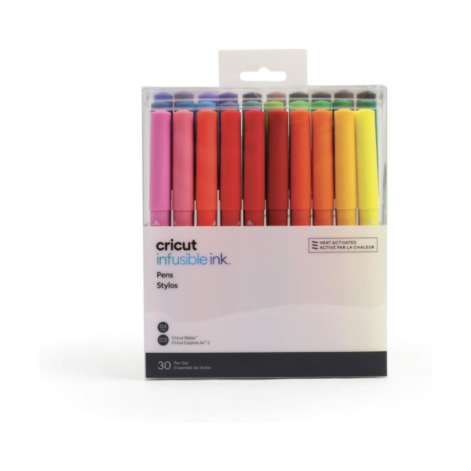 Cricut · Rotuladores Infusible Ink · 0,4 mm · Pack 30 colores