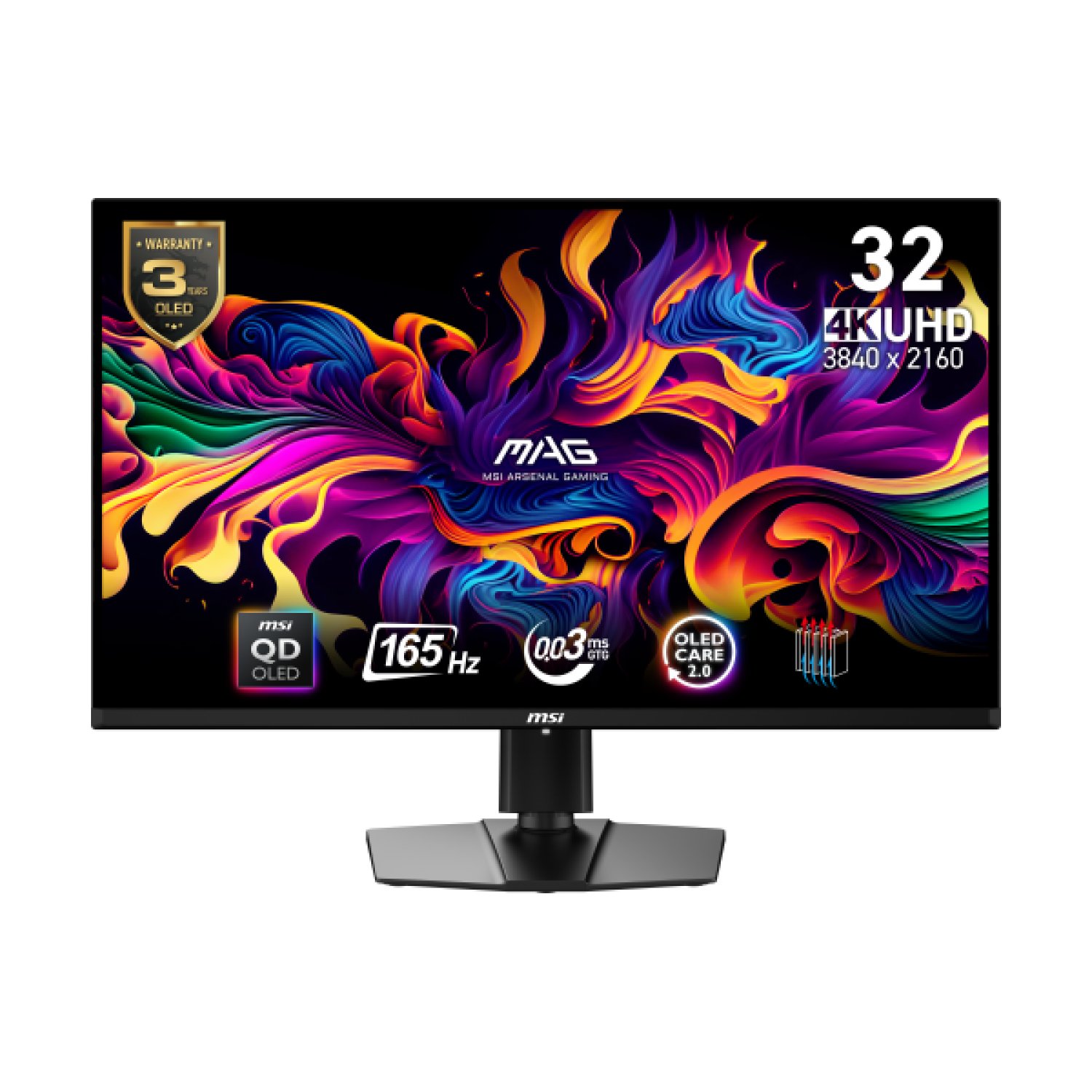 MSI MAG 321UP QD-OLED · 31,5" 4K Ultra HD · 3840x2160 · Panel OLED · Gaming
