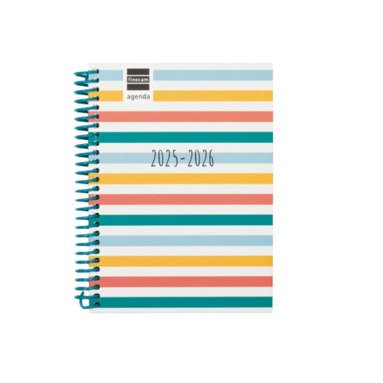 Finocam Diva · Agenda Escolar 2025-2026 · 120x164 · Semana Vista Horizontal · Colors+
