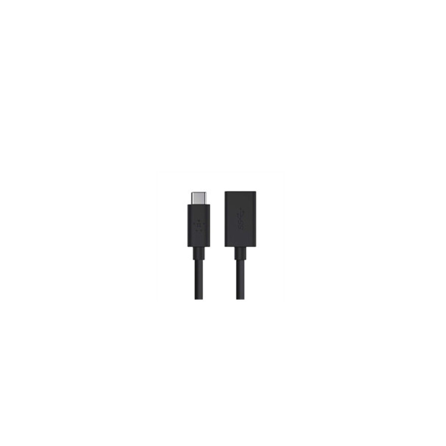 Belkin · Cable USB-C a USB-A · USB 3.2 Gen 1 · Negro